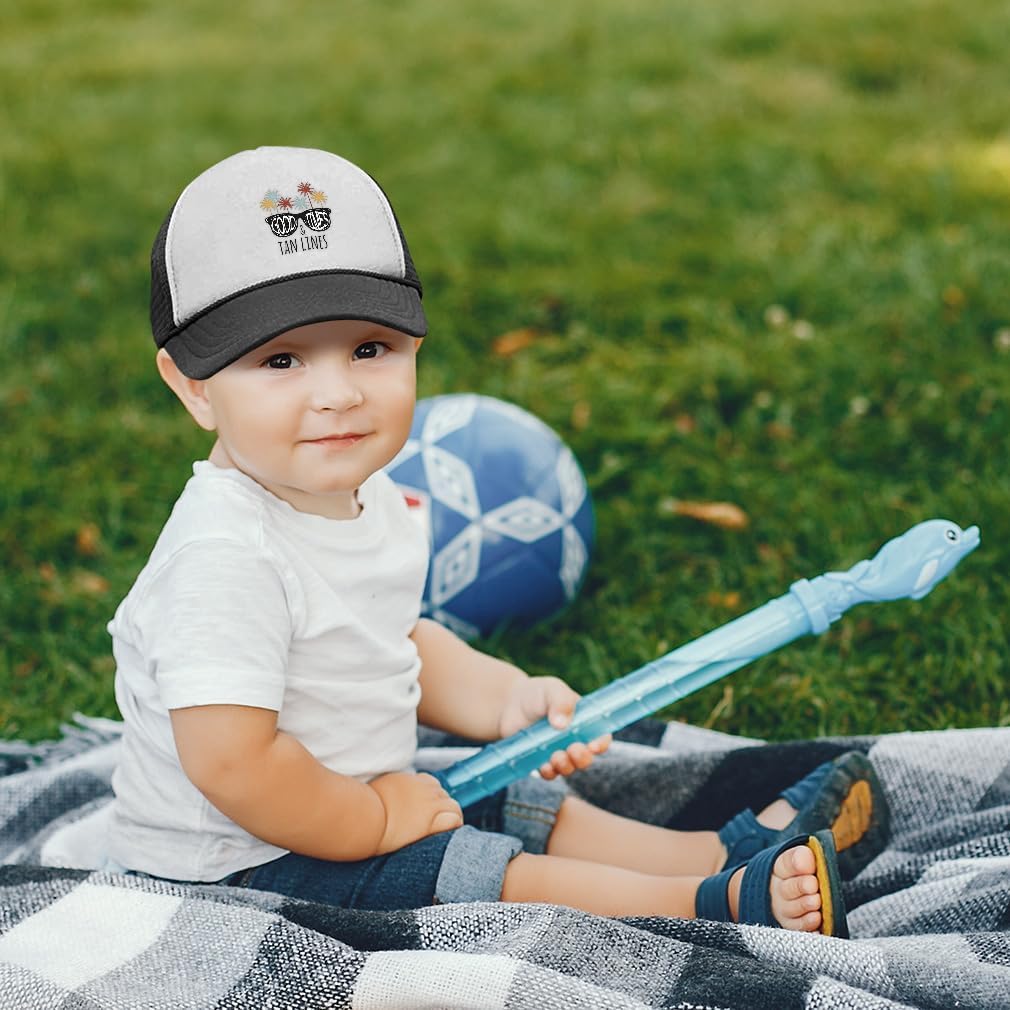 Cute Rascals Kids Trucker Hat Good Times Tan Lines