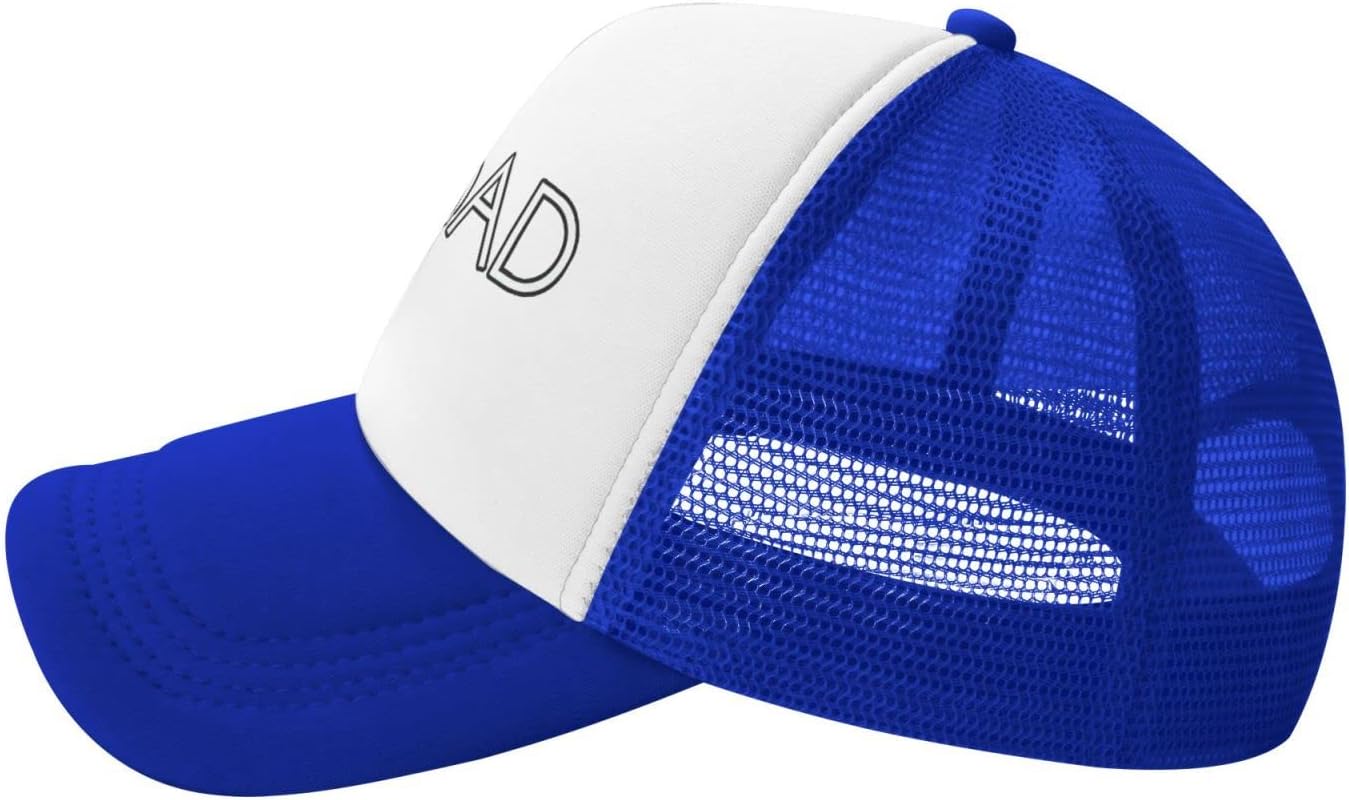 YGXZ Dog Dad Funny Baseball Cap Adjustable Hat for Men Women Blue