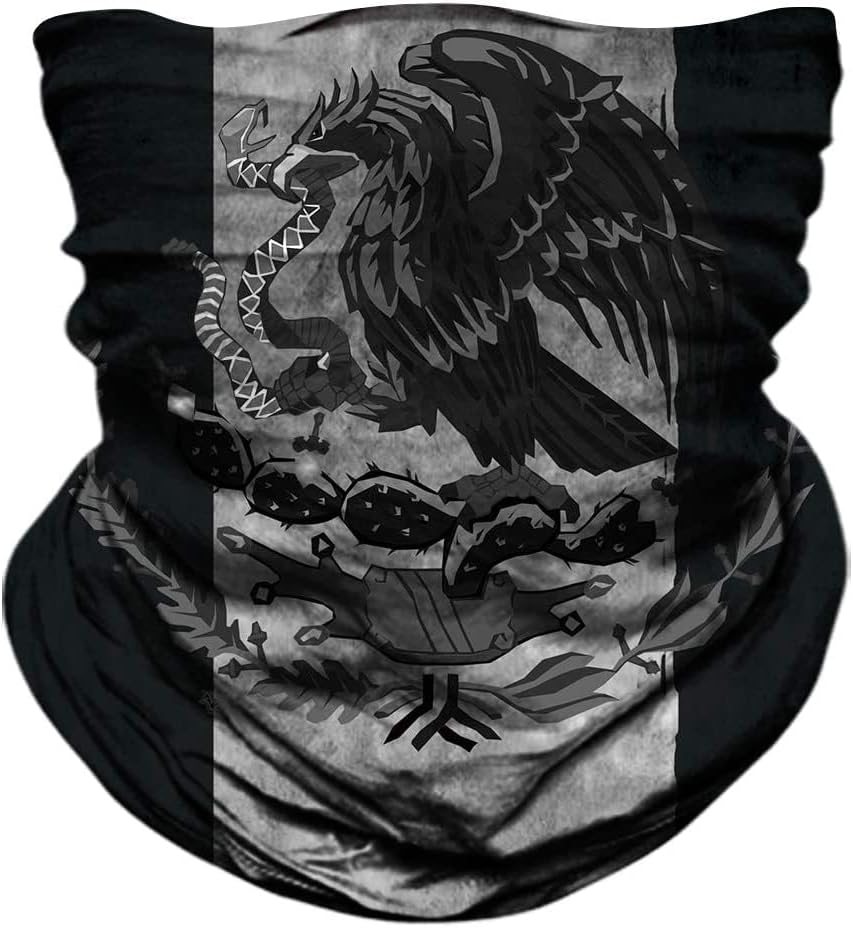 Smagiv 4-Pack 3D Mexico Eagle Skull Face Scarf