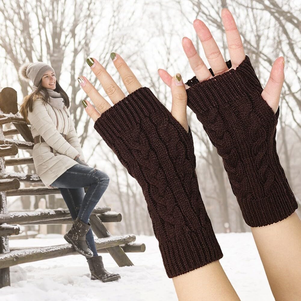 Warm Fuzzy Fingerless Gloves