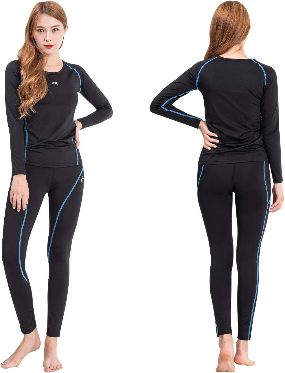 Womens Maxheat Fleece Lined Thermal Long Johns