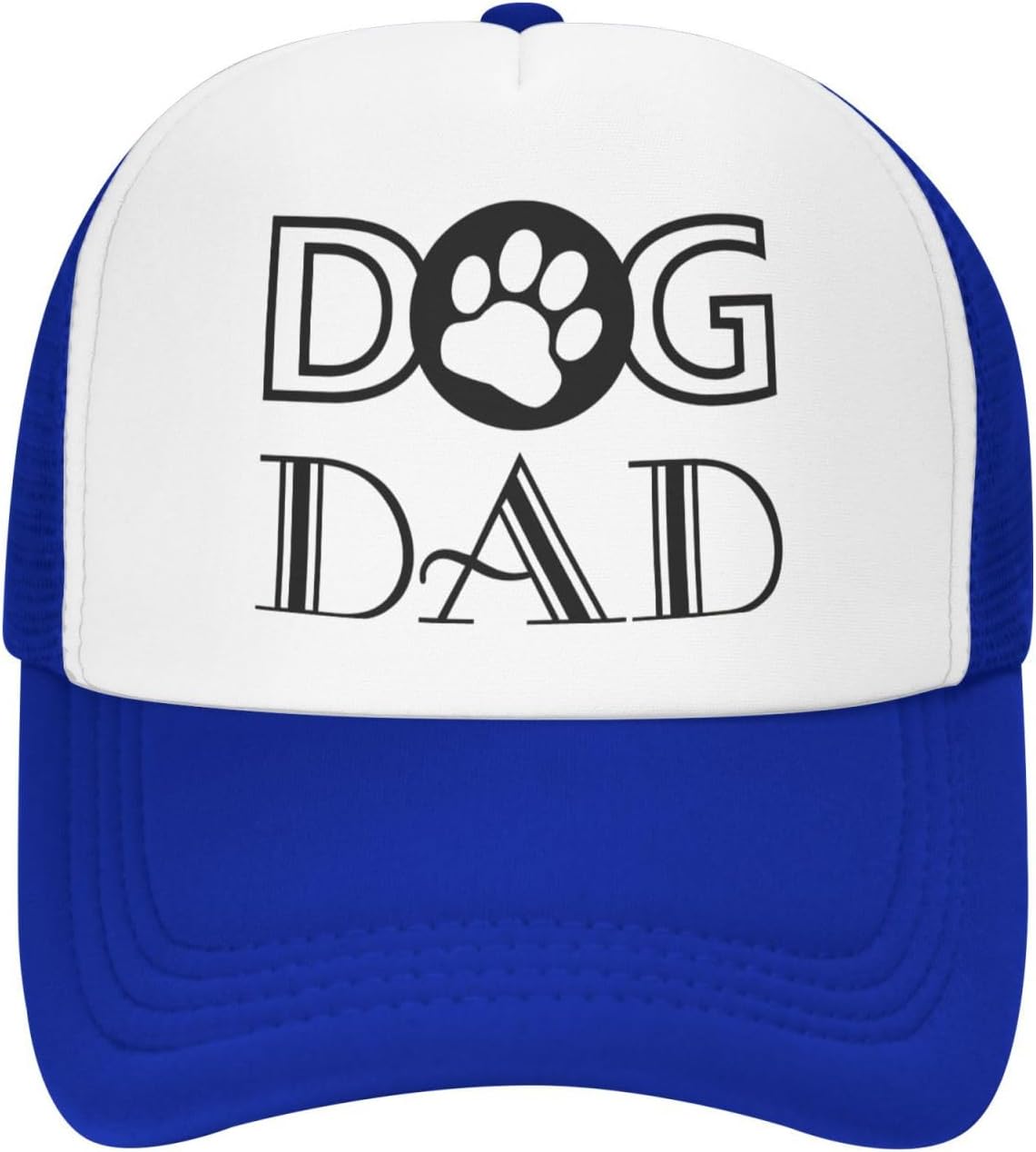 Funny Baseball Cap Adjustable Fitted Hat for Men Women Blue