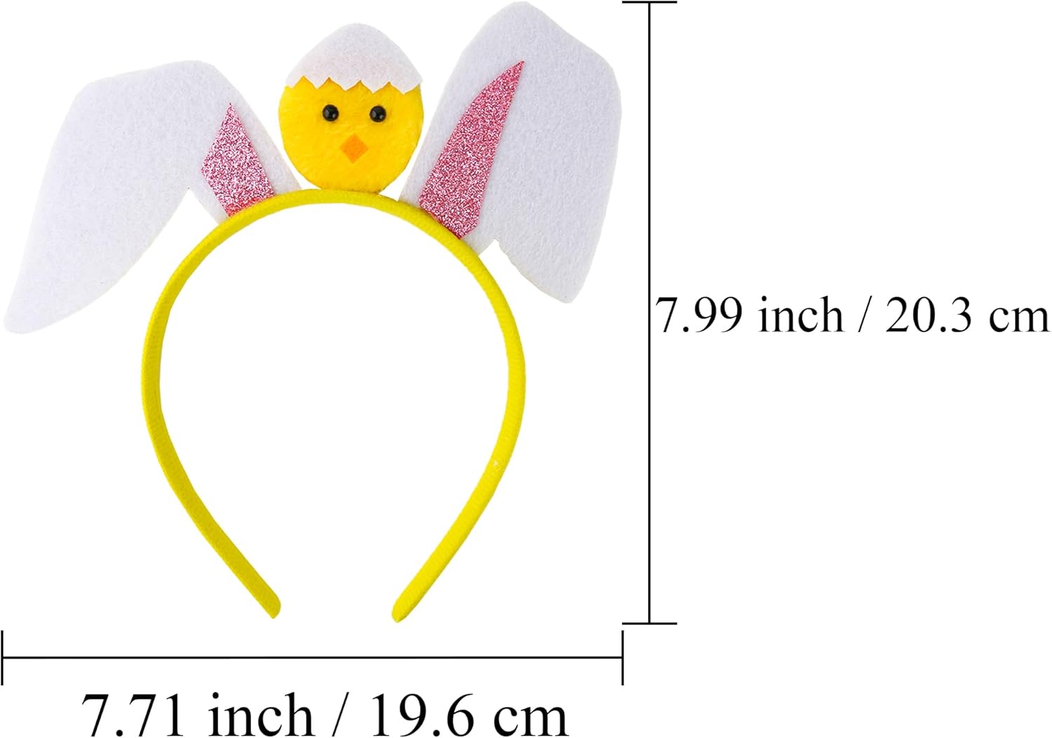 Olen Easter Bunny Ears Headband with Chick