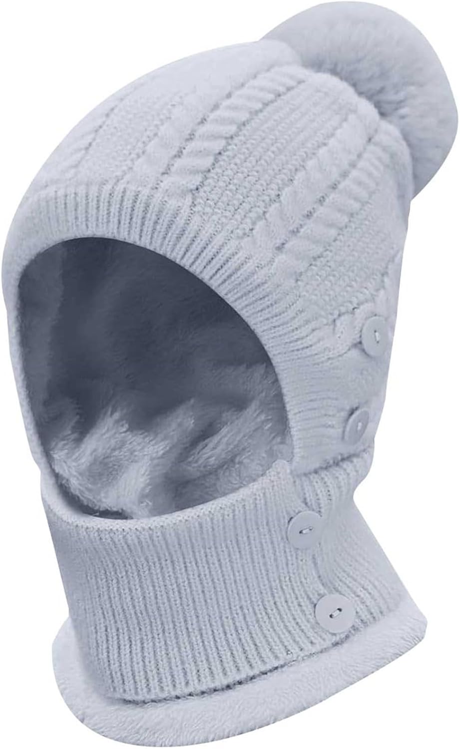 Warm Windproof Womens Balaclava with Hood