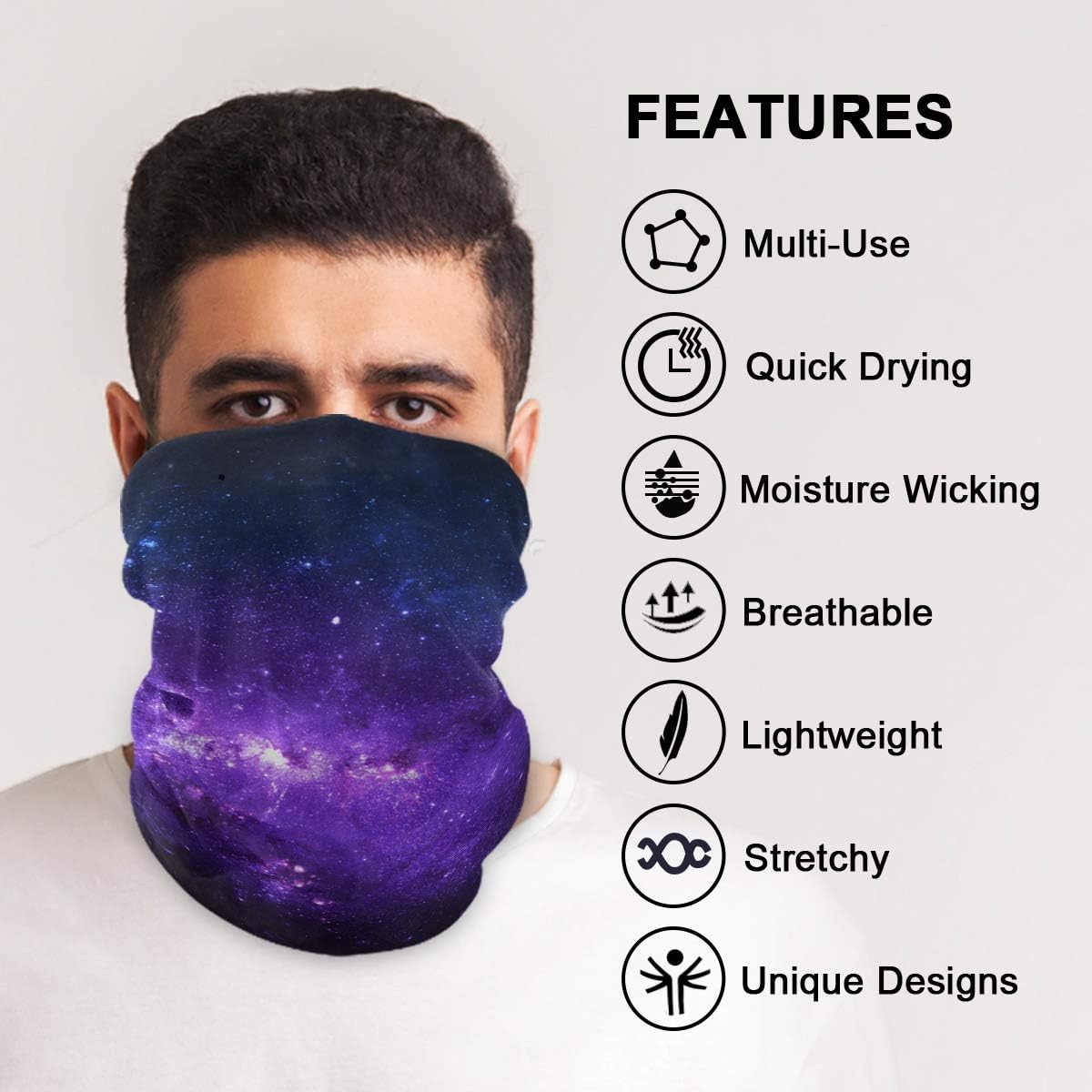 My Little Nest Balaclava Face Covers Magic Face Masks for Kids Adults