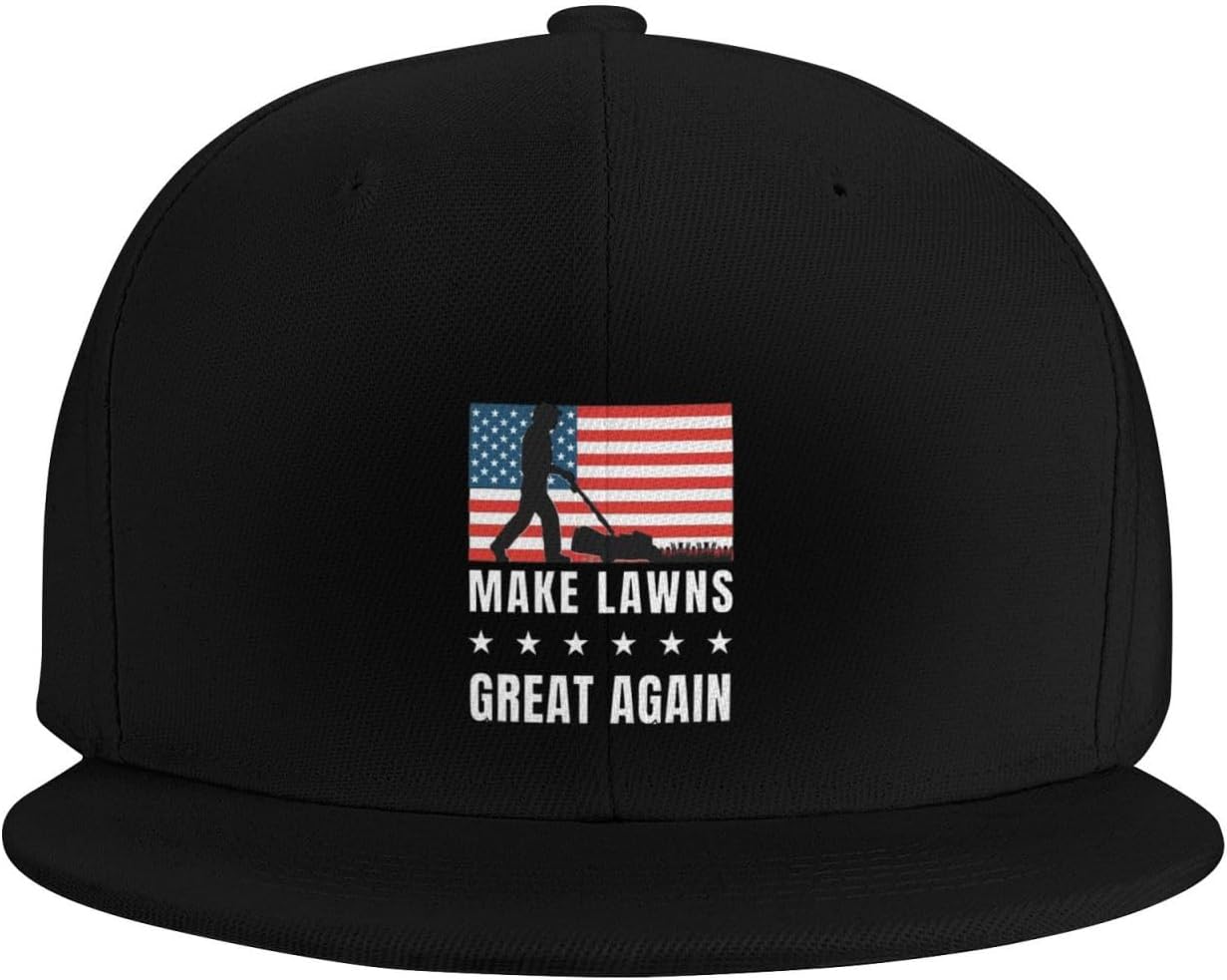 Funny Flat Bill Cap for Lawns _hashifts