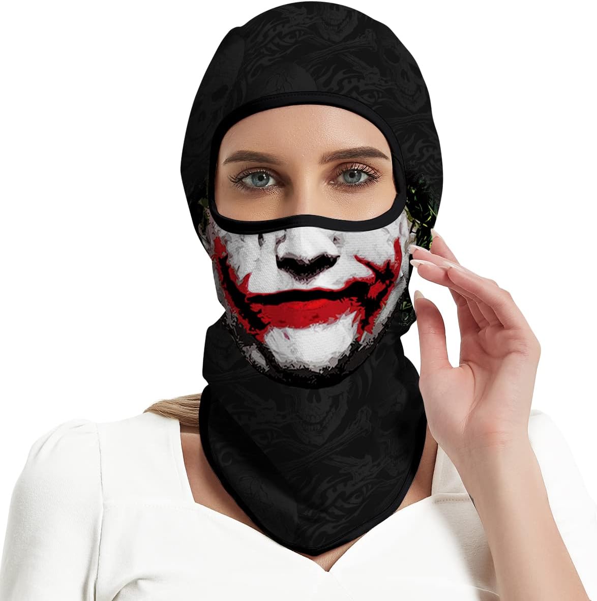 Halloween Outdoor Ghost Skull Balaclava Mask