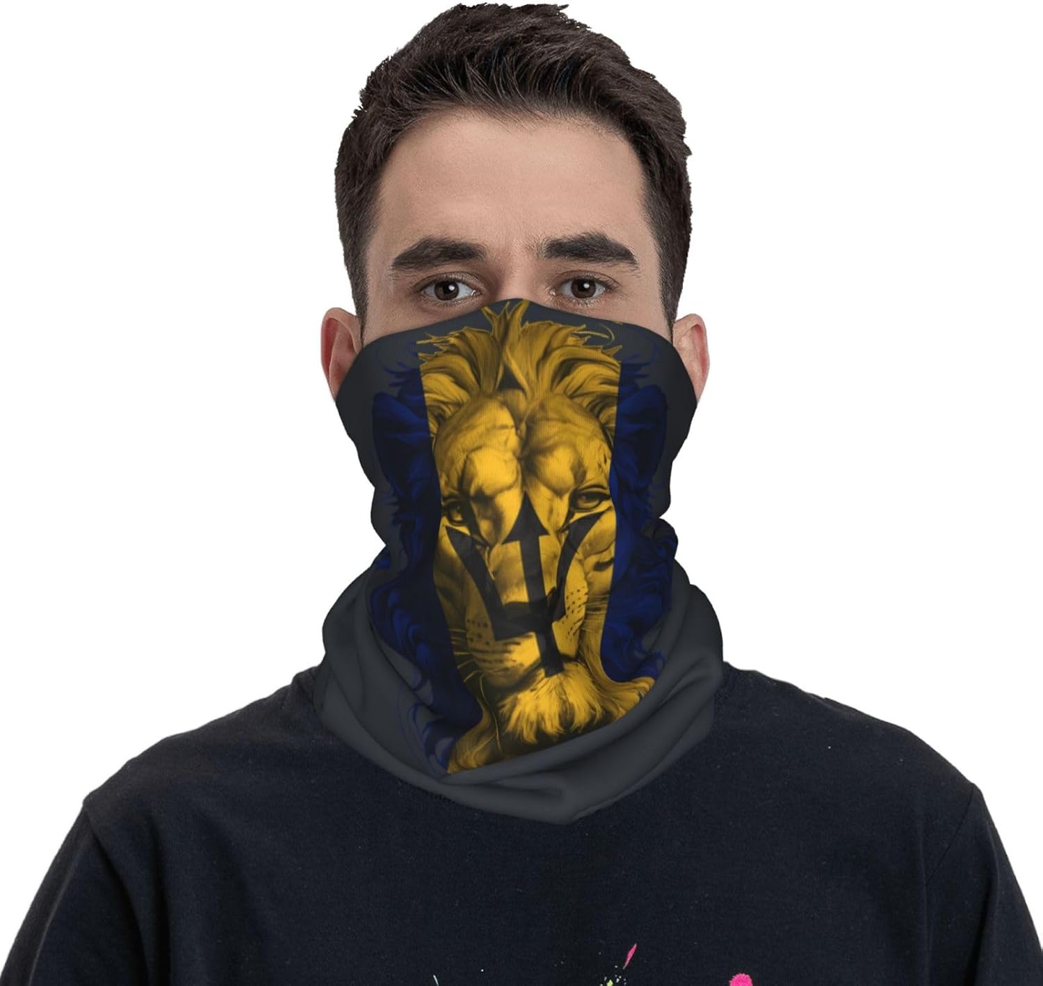 Barbados Lion Face Mask