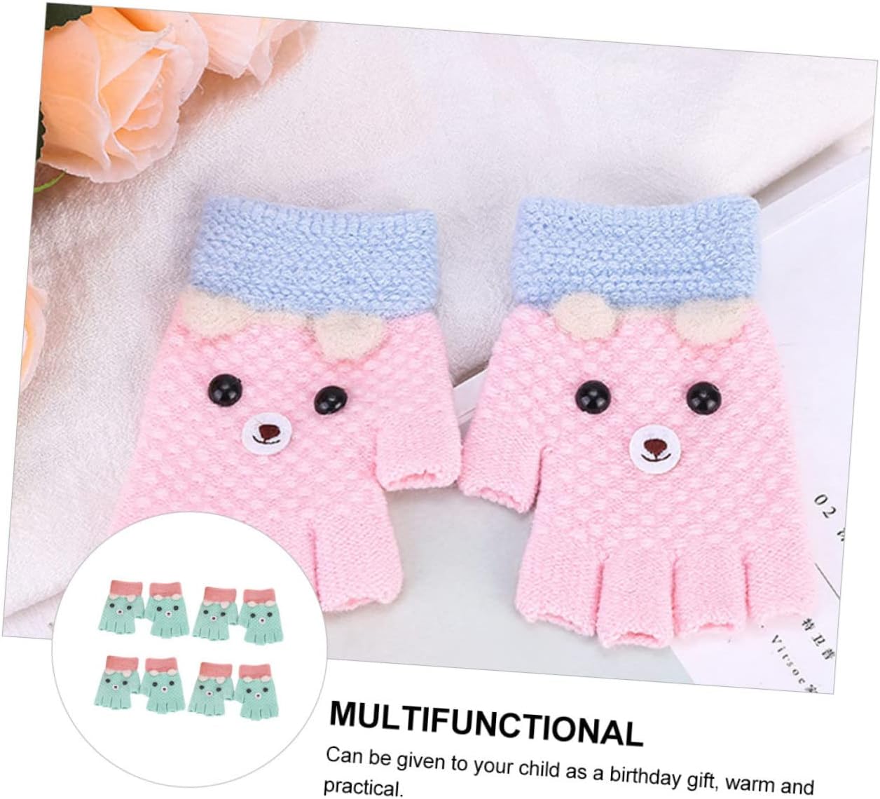 Didiseaon Long-Lasting Knitted Gloves for Boys and Girls