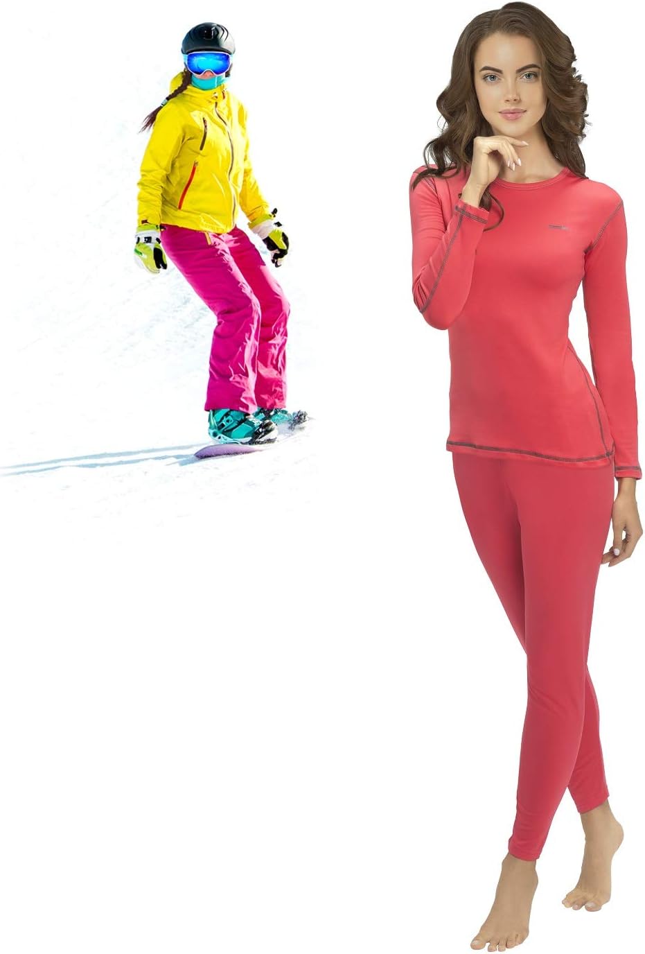 Thermal Underwear for Women Stay Warm Comfortable
