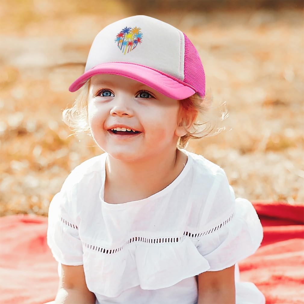 Cute Rascals Kids Trucker Hat - Fun Shapes UV Protection