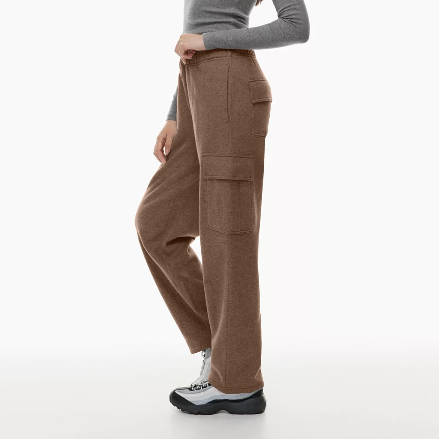 Comfortable Wide Leg Sweatpants for Women with Pockets