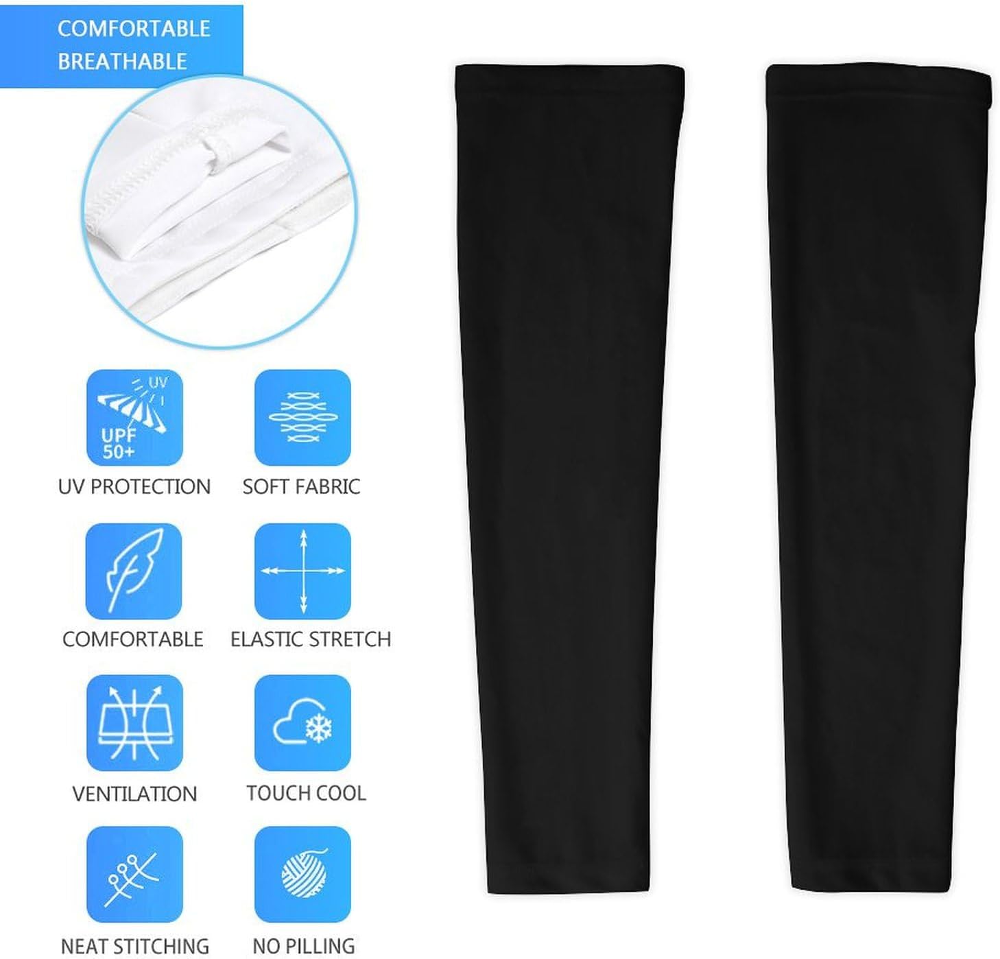 Cooling Arm Sleeves - Ice Block Gloves for Women