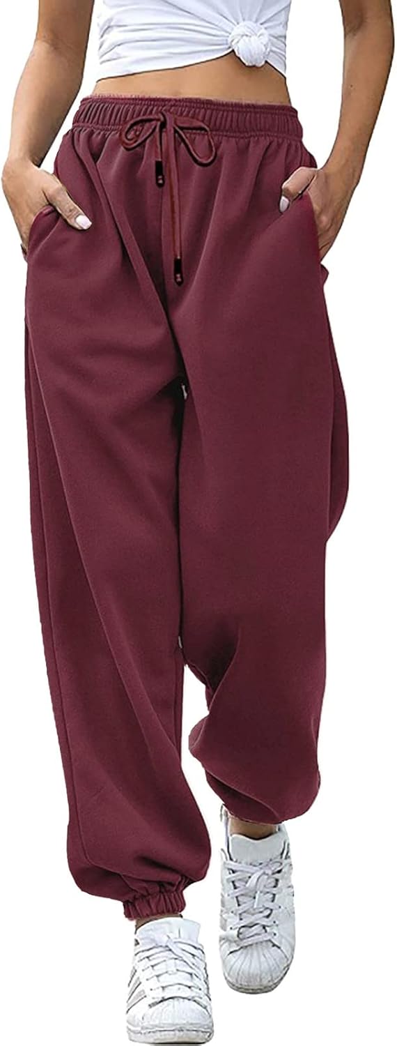 SDBRLD Womens High Waist Butterfly Print Jogger Sweatpants