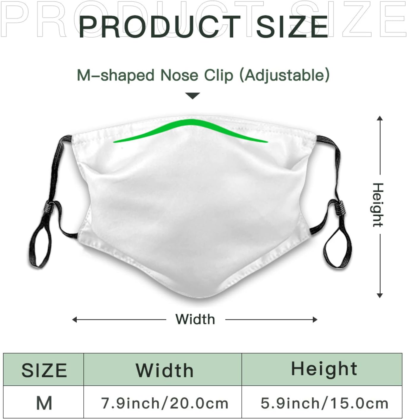 Reusable Face Mask Bandana with Filters