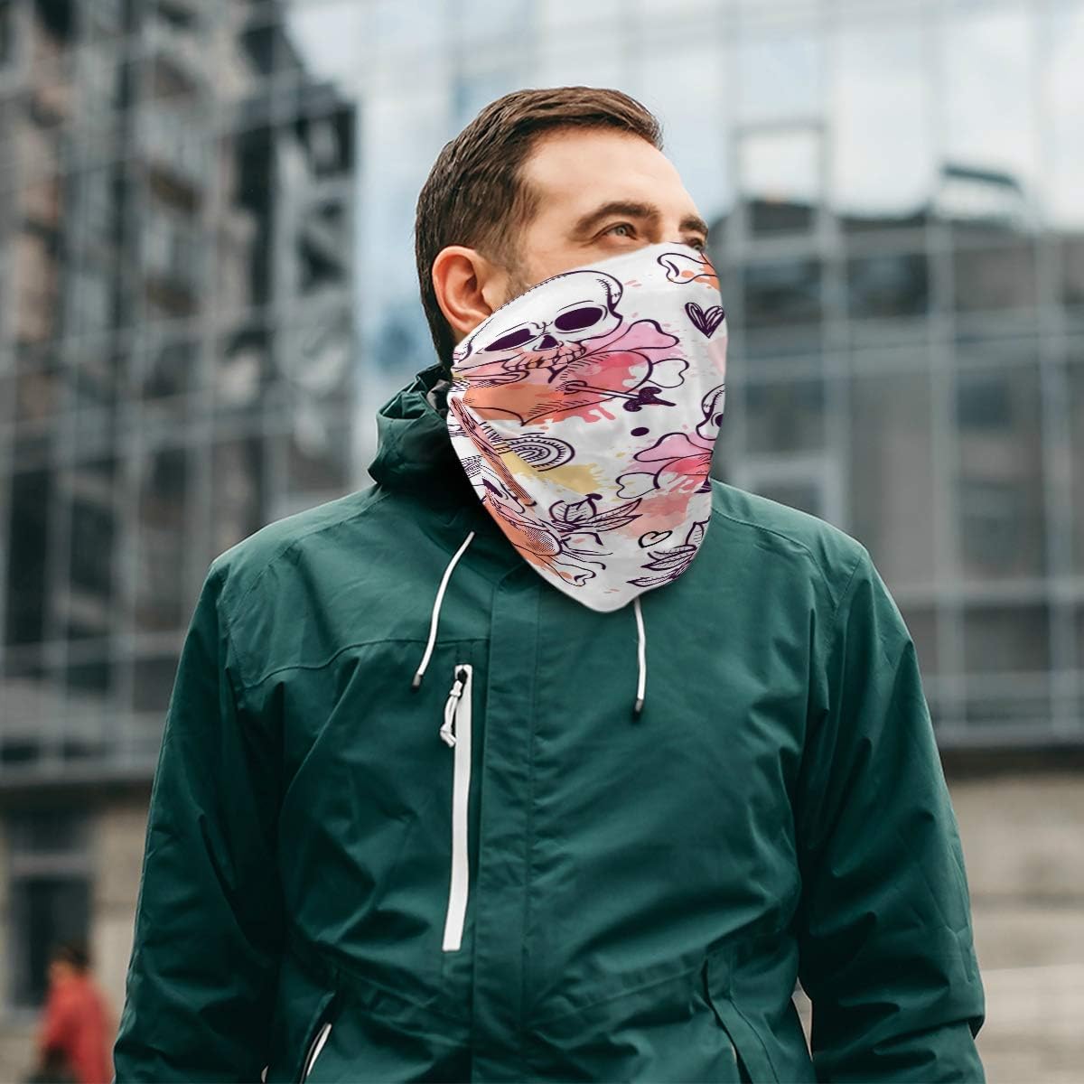 Unisex Balaclava Face Scarf Novelty Bandana Headwear for Men Women Boys Girls