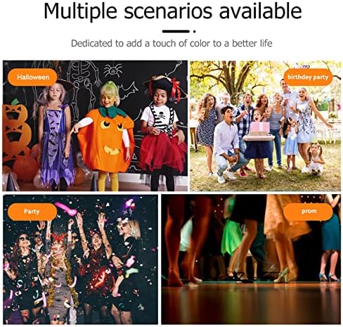 Devil Horns Headband Set 6pcs Glitter Halloween Accessory