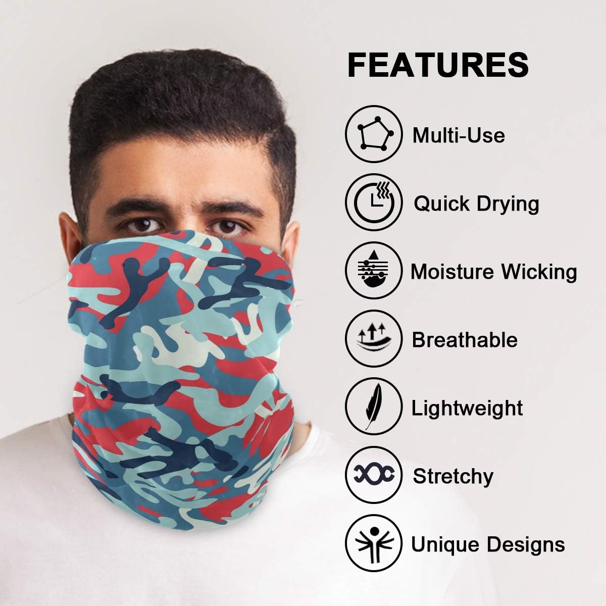 Adorable Unisex Balaclava Face Cover Scarf - Trendy Hats for Men Women