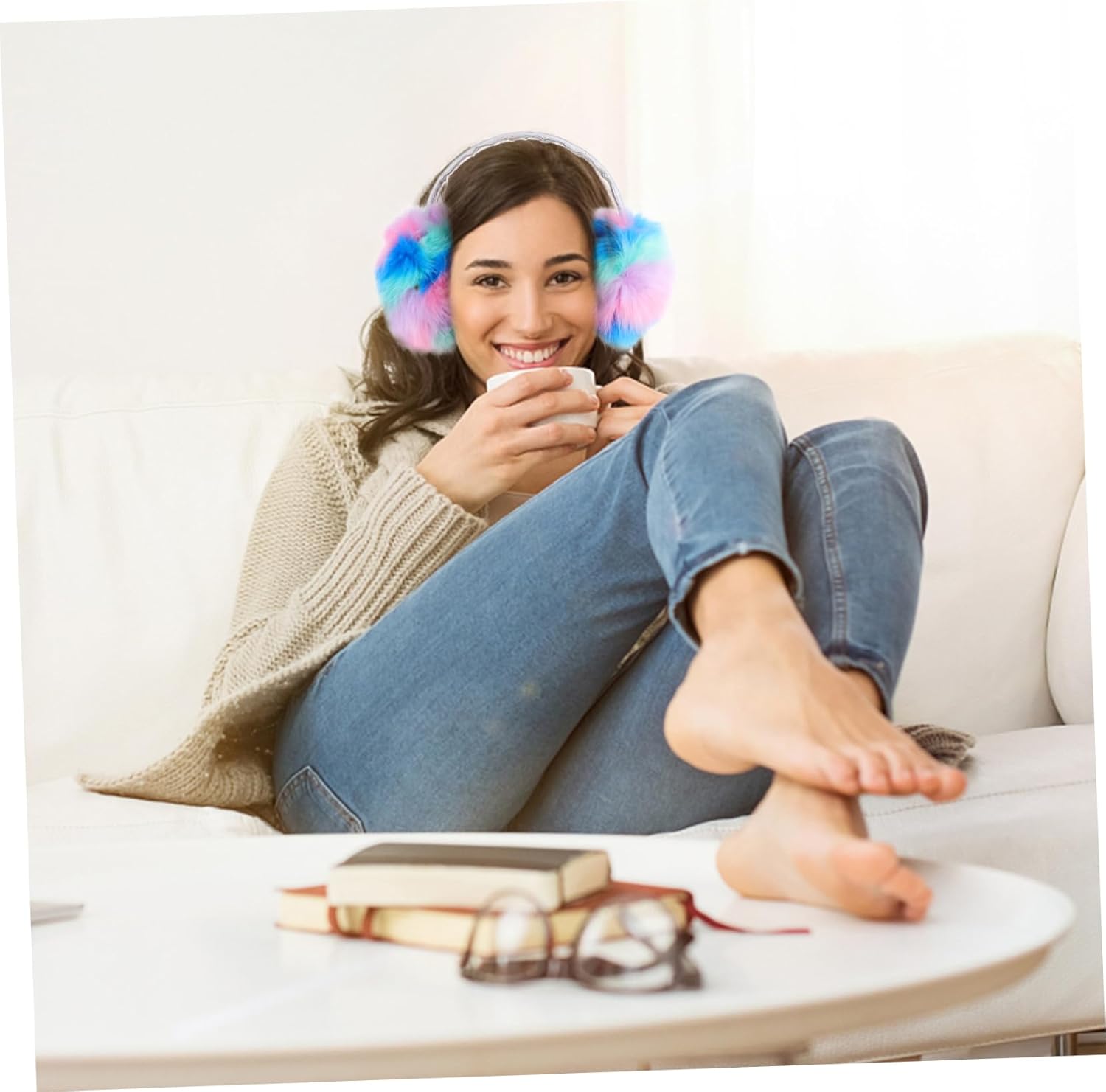Warmth Fluffy Flora Earmuff in composites and e-friendly