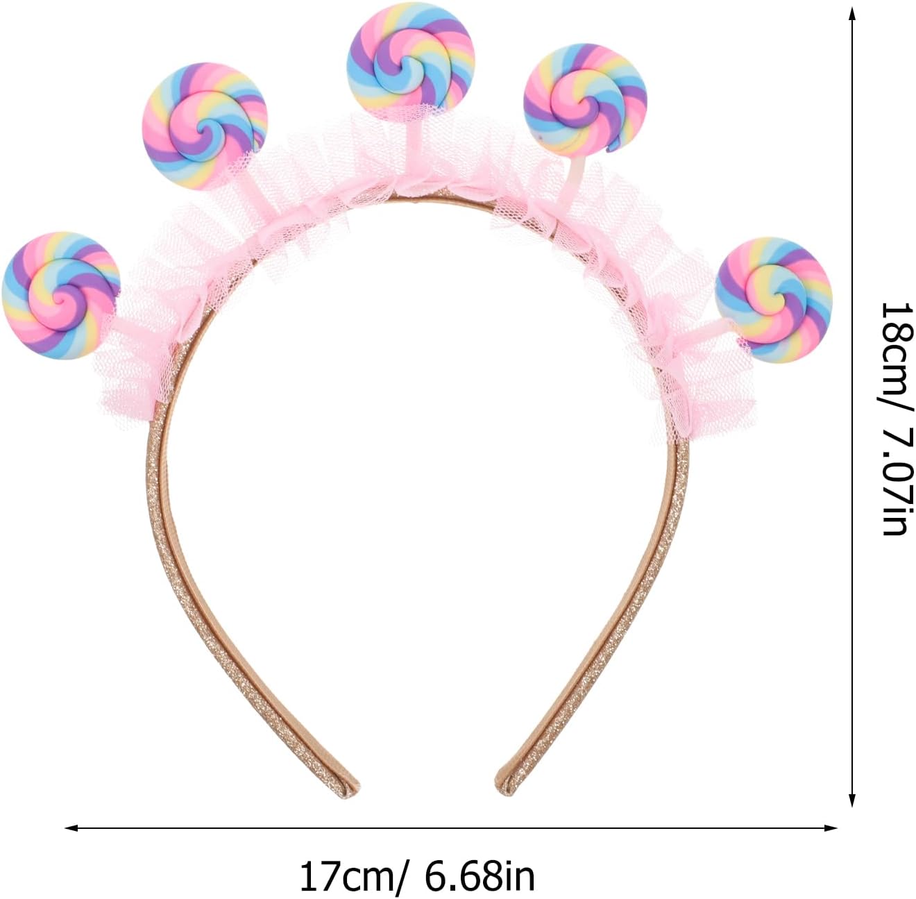 Stylish Lollipop Headband Childs Party Accessory Unique Design for Any Occasion