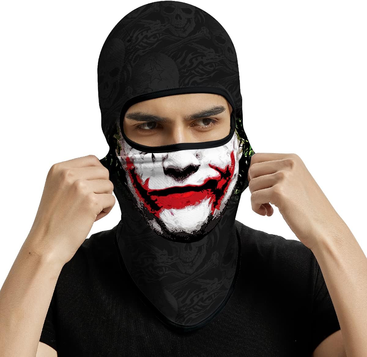 Halloween Outdoor Ghost Skull Balaclava Mask