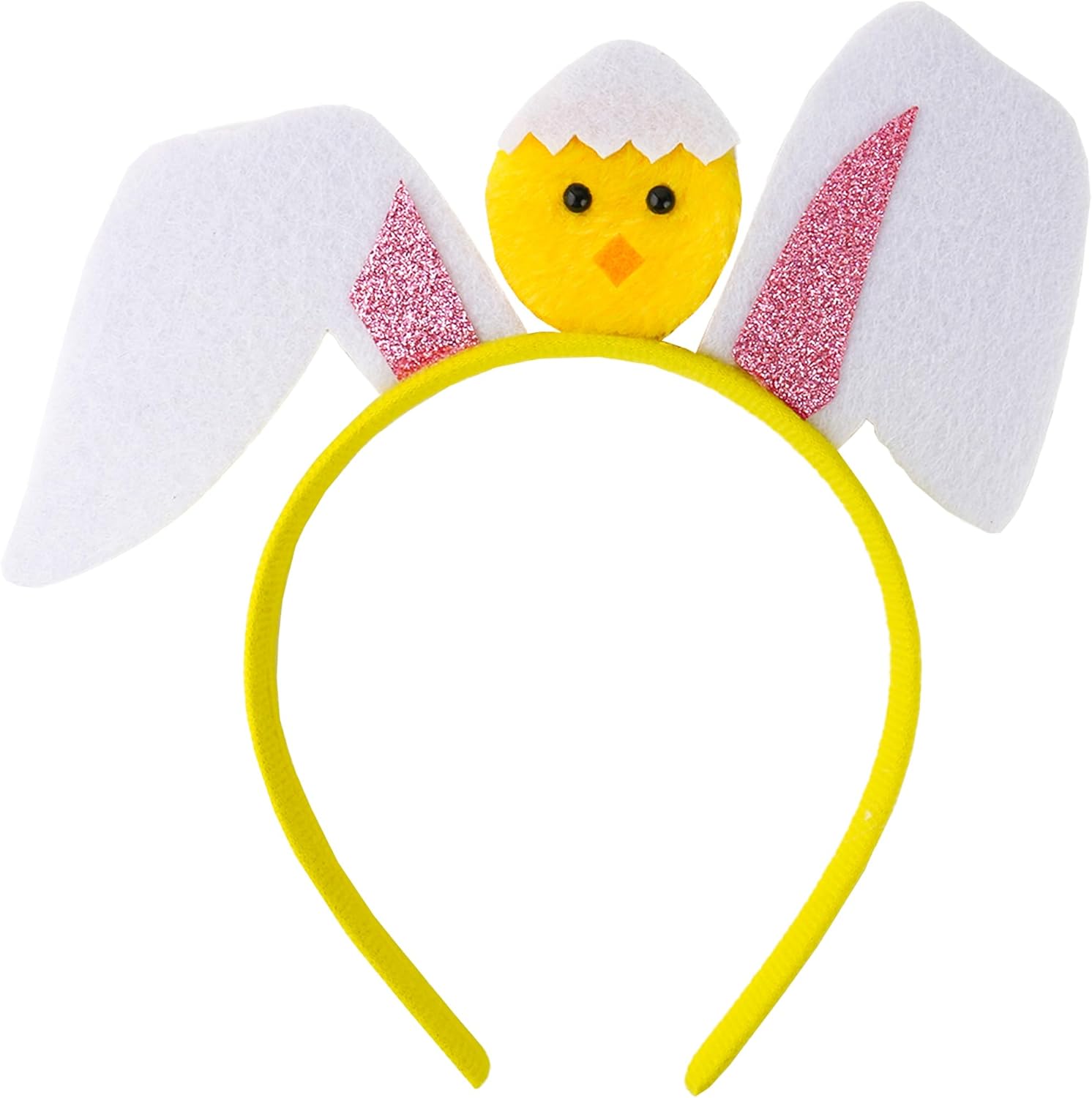 Olen Easter Bunny Ears Headband with Chick