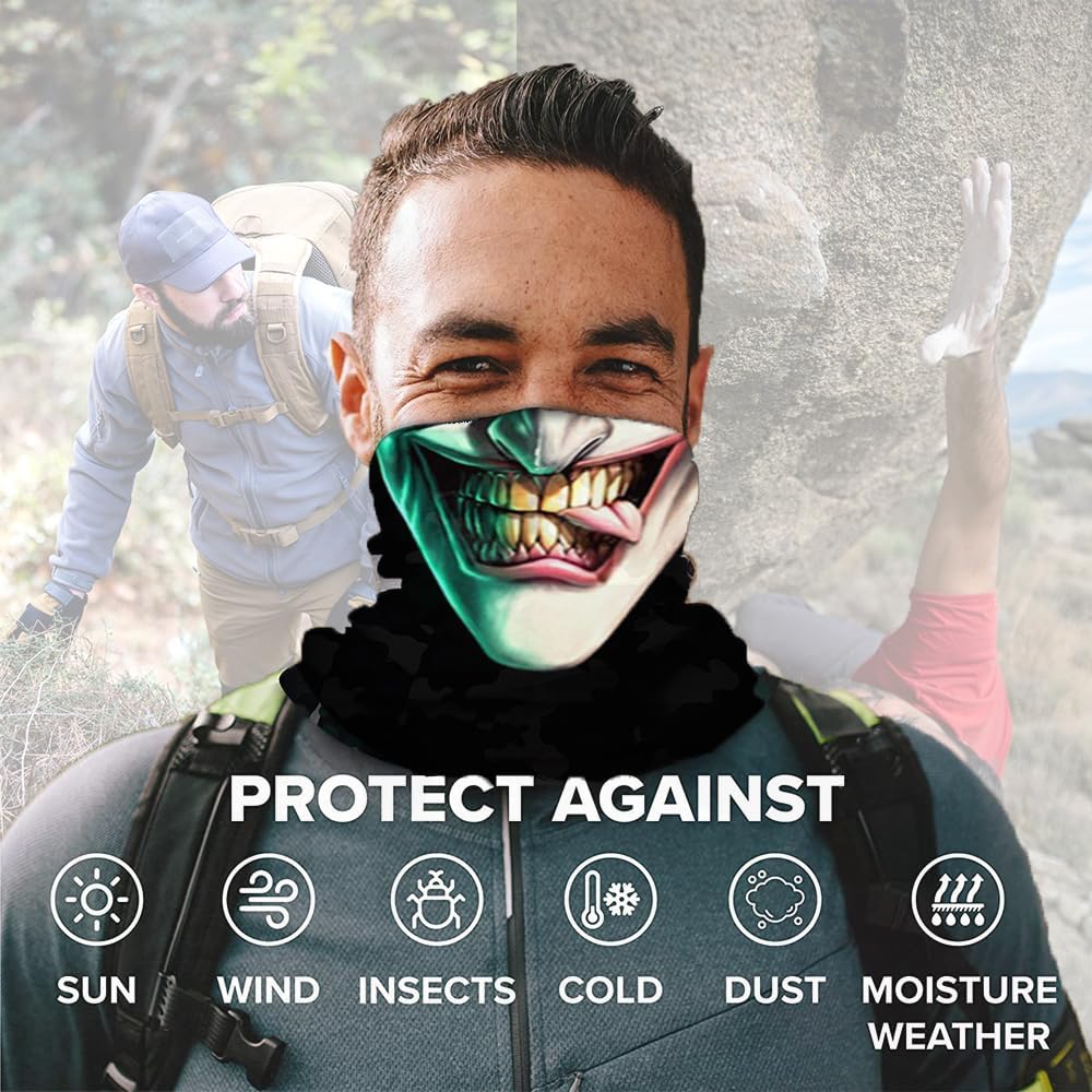 Multi-Purpose Neck Gaiter Face Cover Balaclava