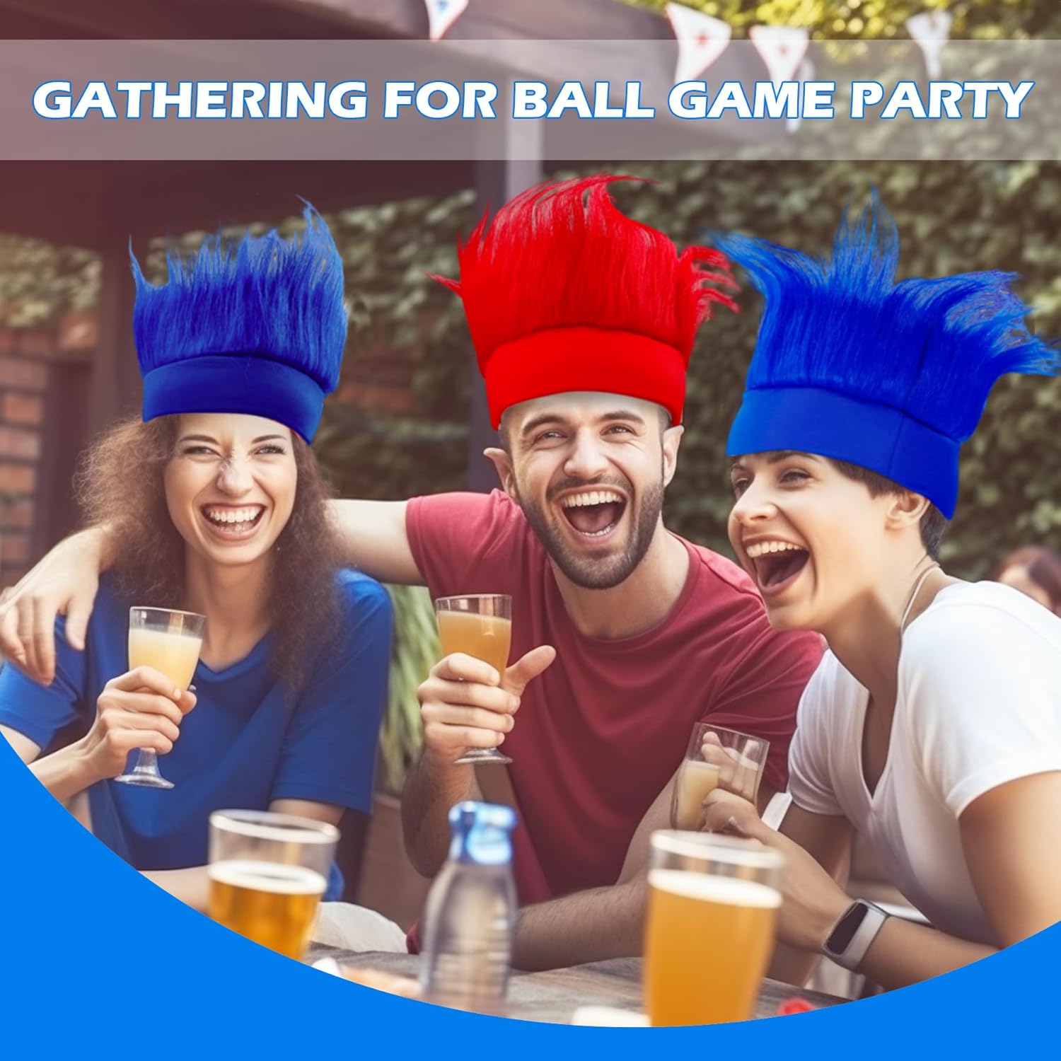 Carnival Activate 6-Piece Hairy Headband Set