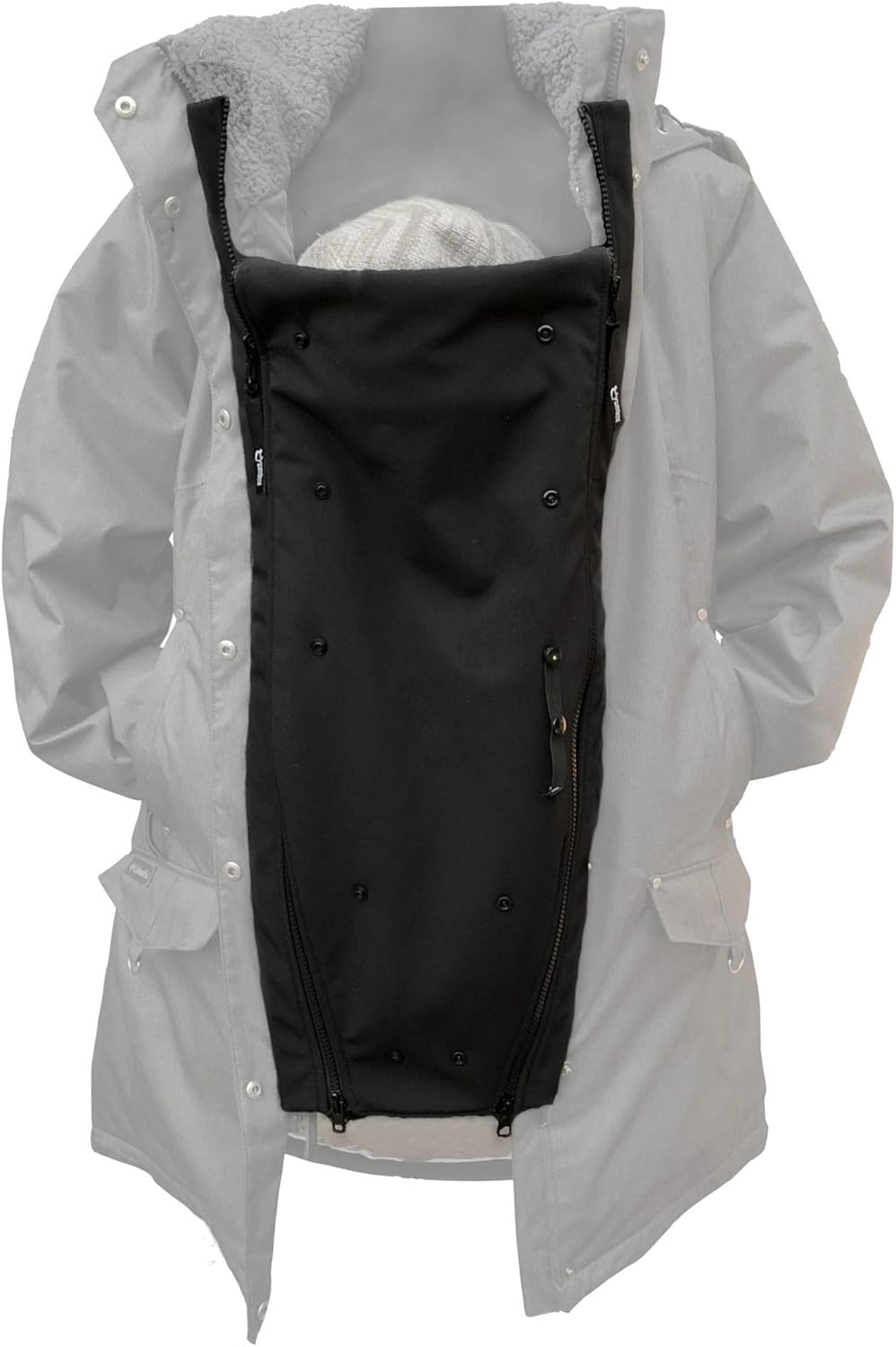Ideal Maternity Jacket Extender Black Fits Most Zips