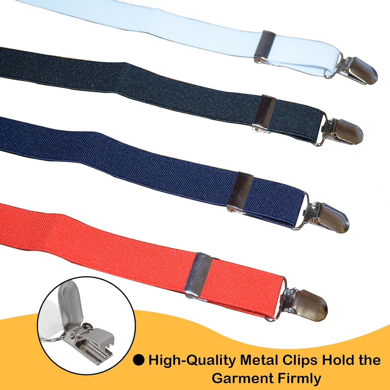 Adjustable Y-Back Suspenders for Kids and Adults