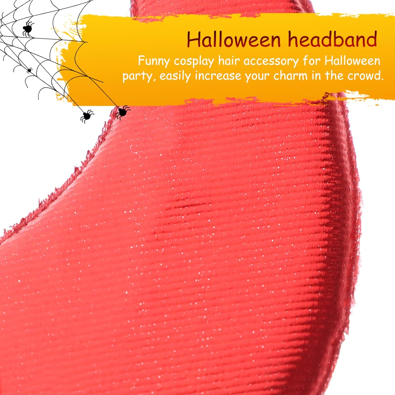 Devil Horns Headband Set 6pcs Glitter Halloween Accessory