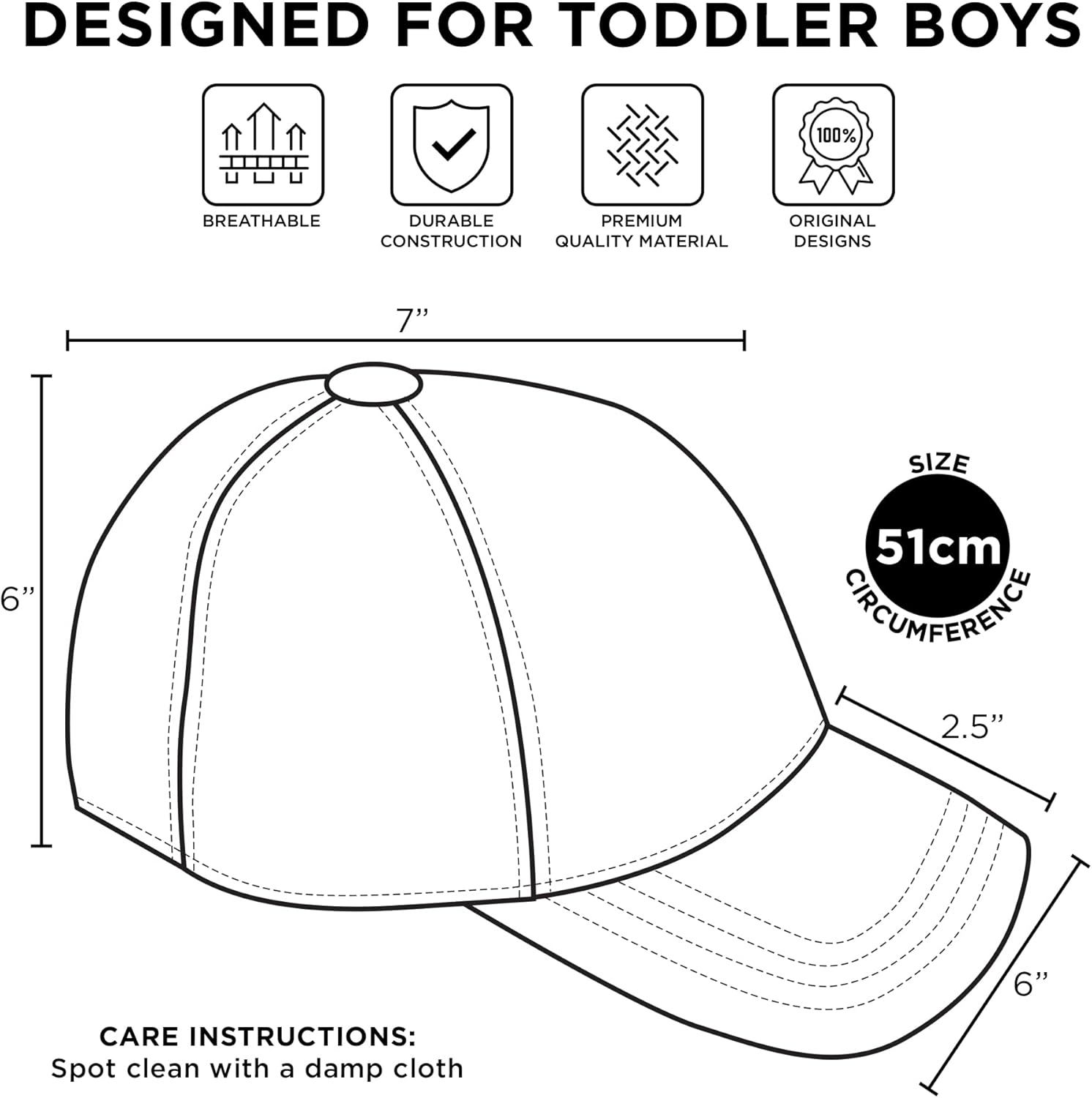 Disney Mickey Mouse Adjustable Toddler Baseball Hat