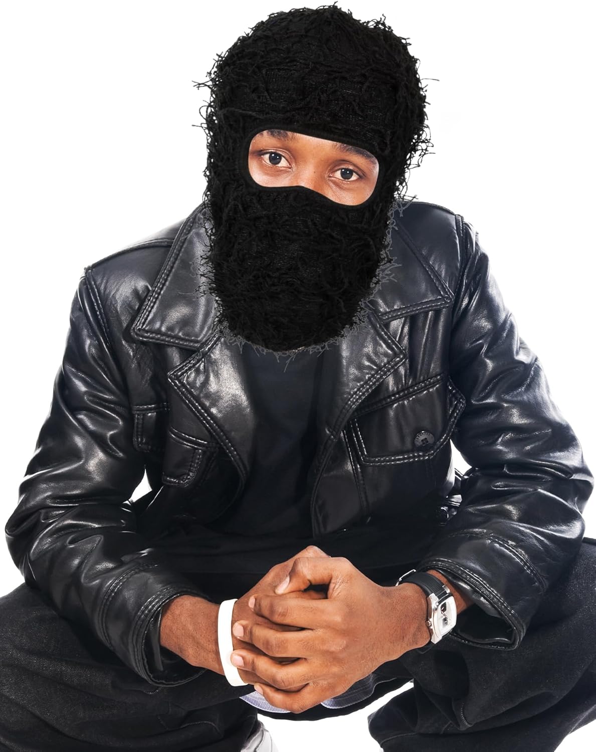 MGBPEI Distressed Balaclava Ski Mask for MenWomen - Windproof Stretchy Breathable