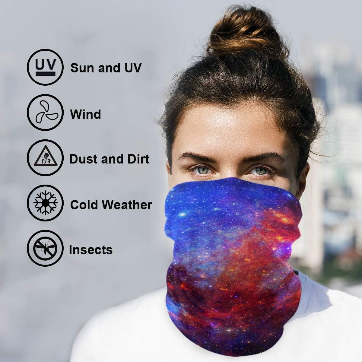Unisex Balaclava Face Cover Scarf Novelty Mask for All Seasons