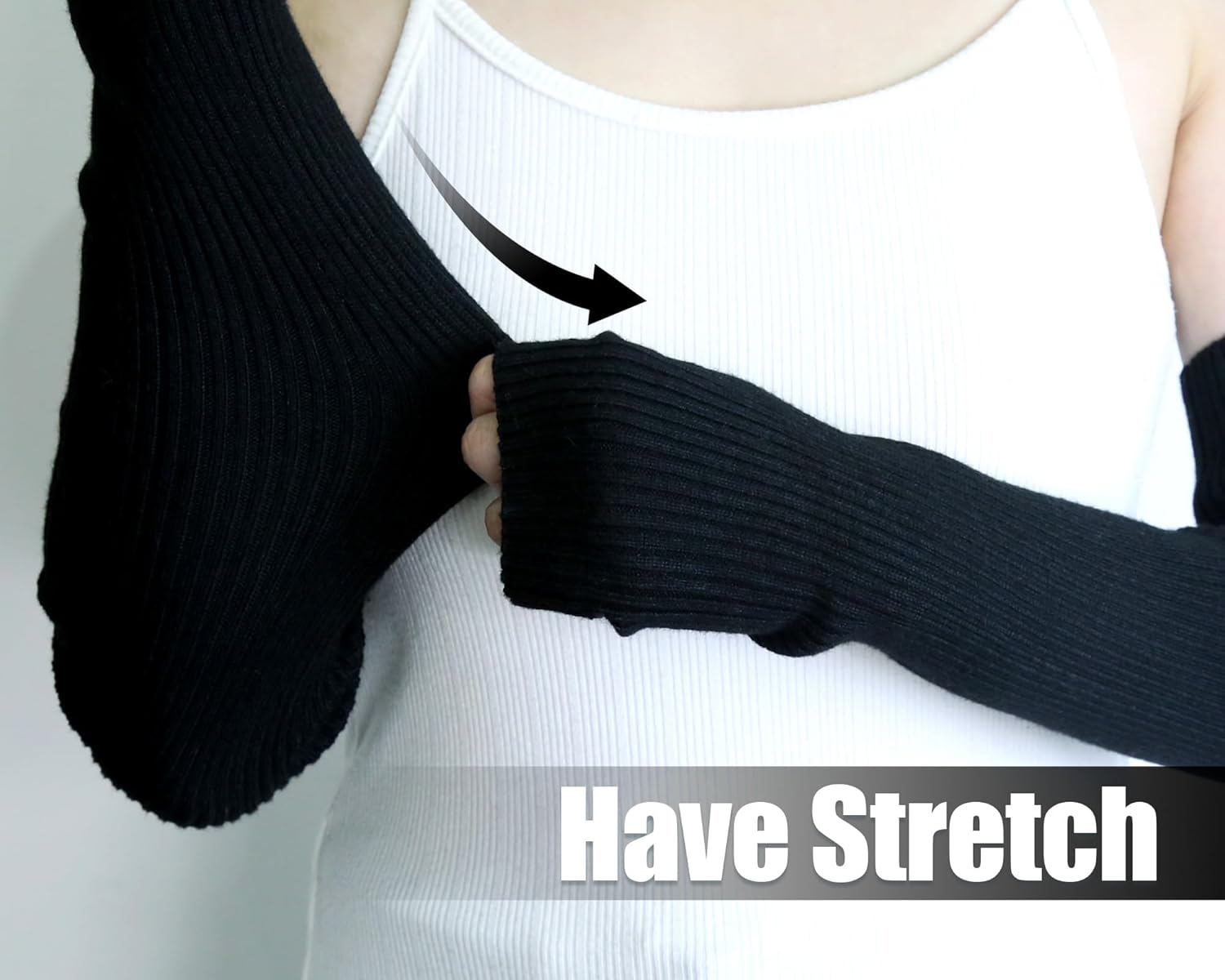 Fingerless Cashmere Soft Warm and Stretchy Womens Gloves for Cold Weather