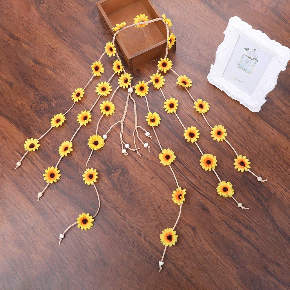 Flower Crown Hippie Adjustable Beauty Headband