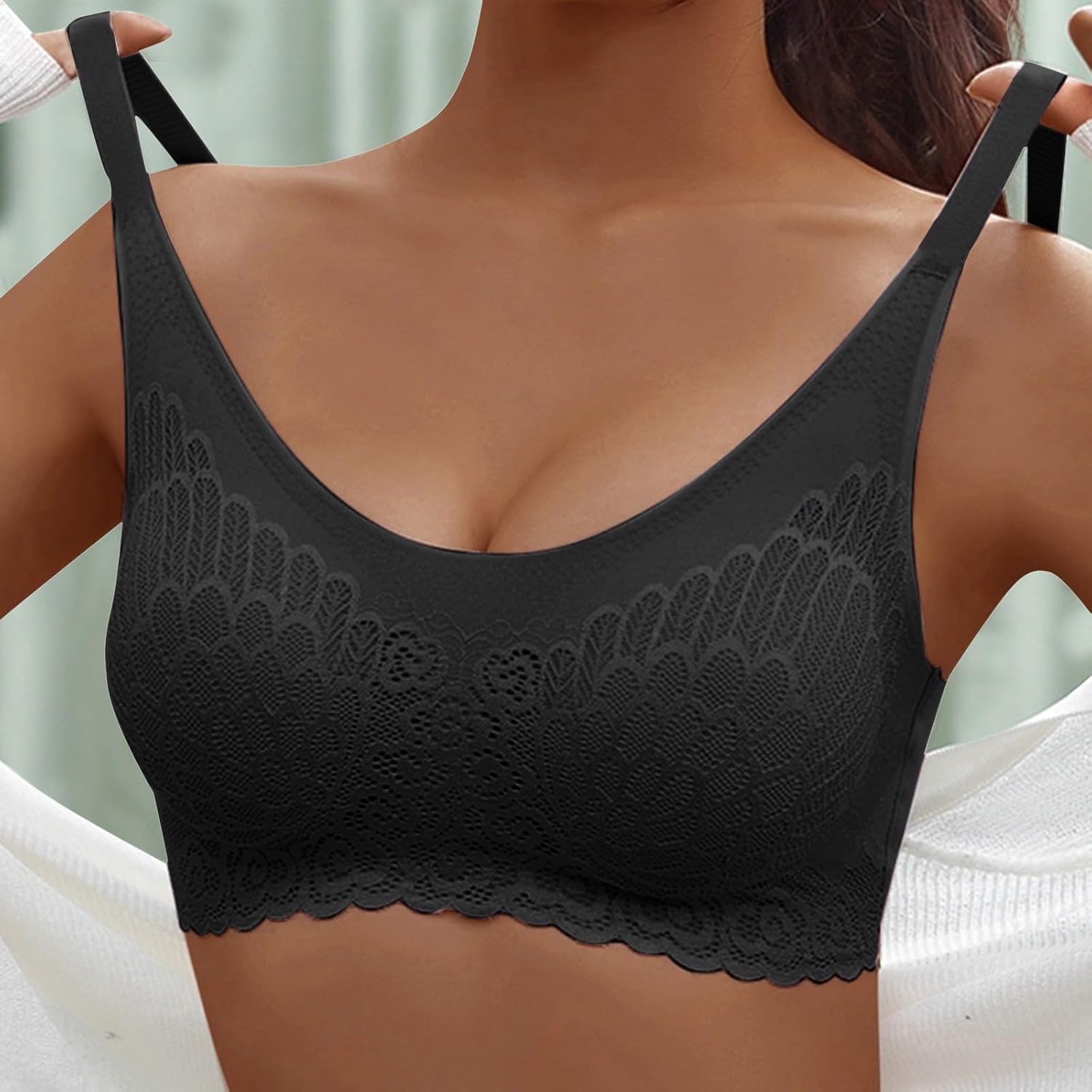 2-Piece Padded Bra for Women - Wire-Free Push Up