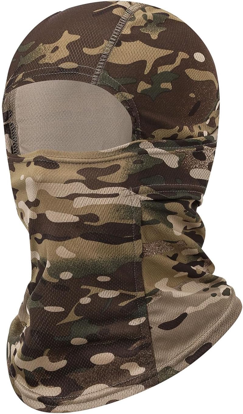 Camo Full Face Mask UPF 50