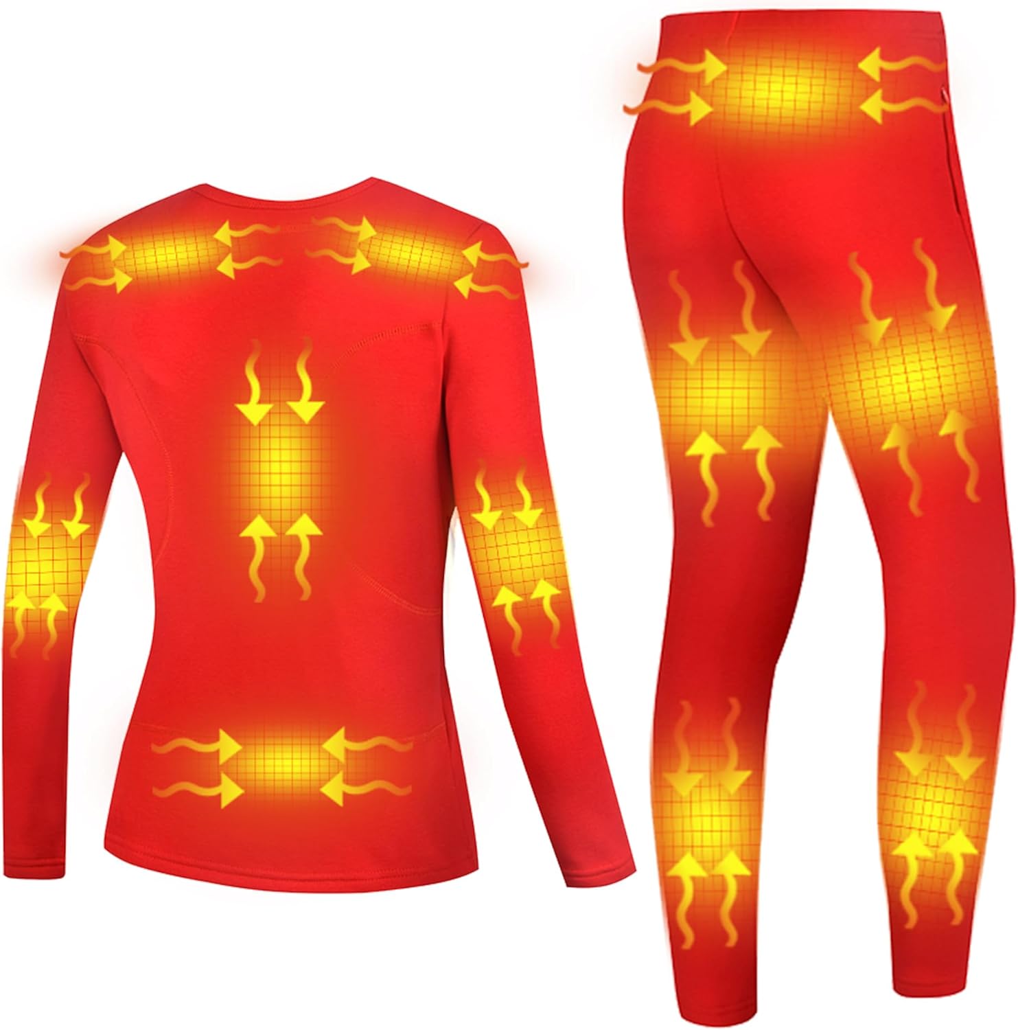 Womens Heated Thermal Set