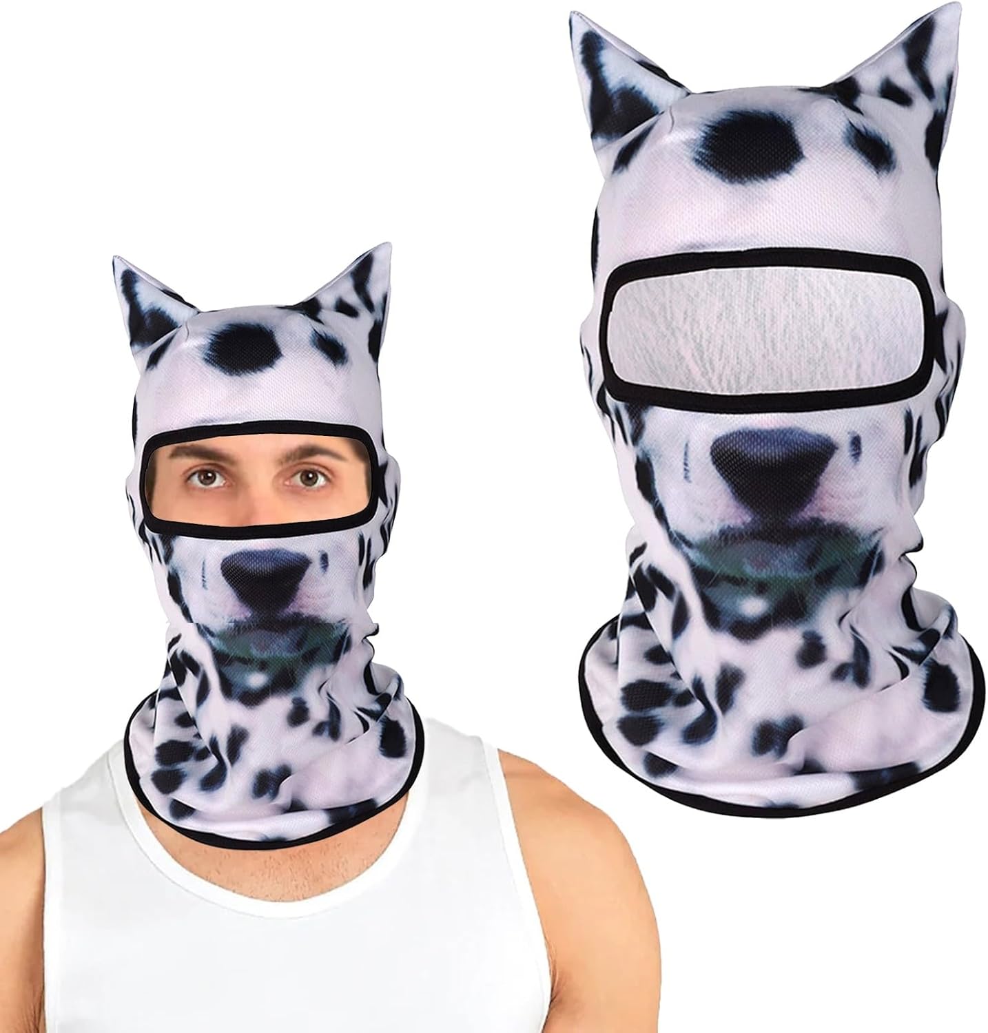 Get Ready for Ski Season 3D Animal Print Balaclava Mask