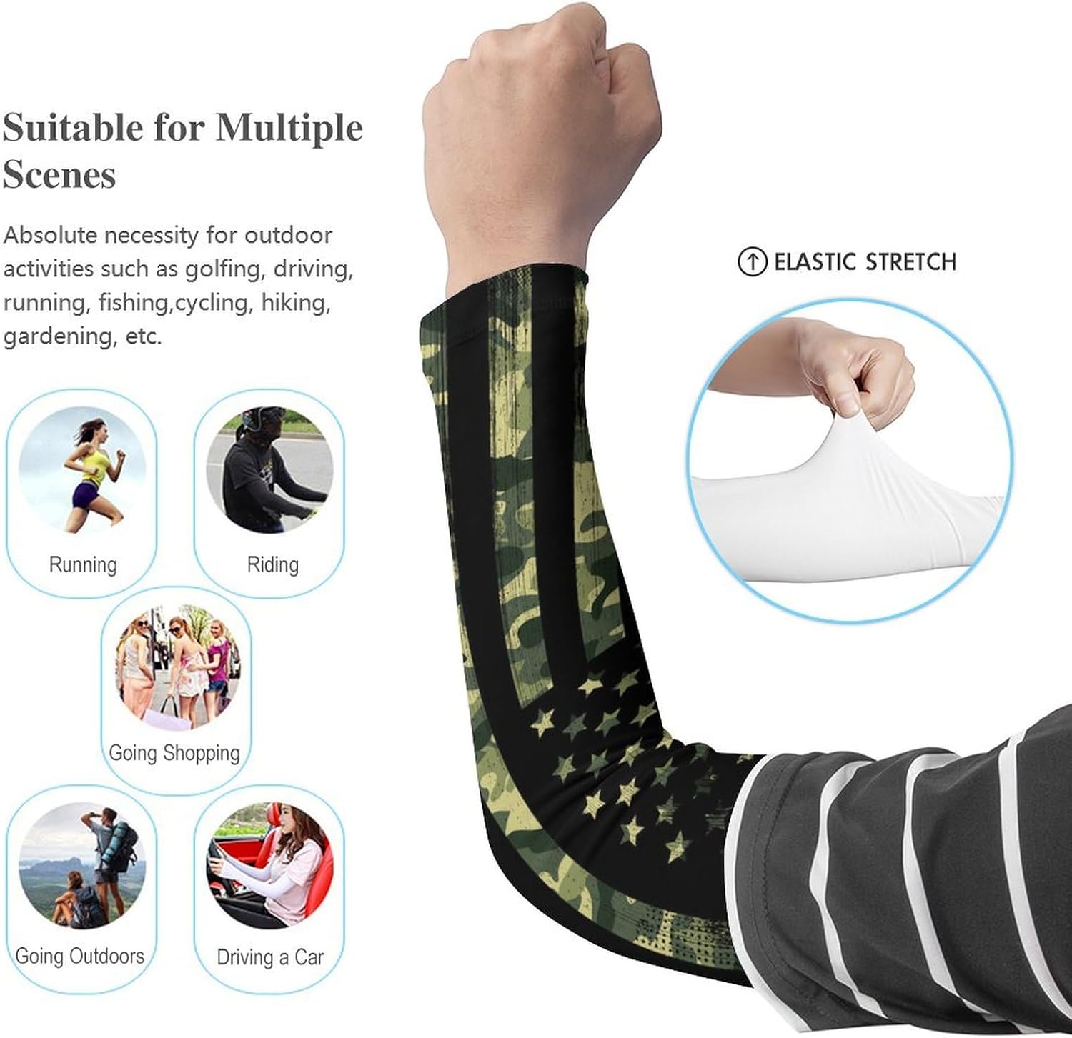 Cooling Ice Sleeves Non-Slip Arm Protection
