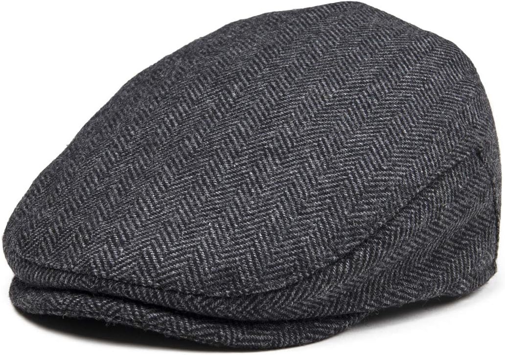 Jangooul Kids Flat Cap Hat - Tweed Newsboy Flat Cap for Boys