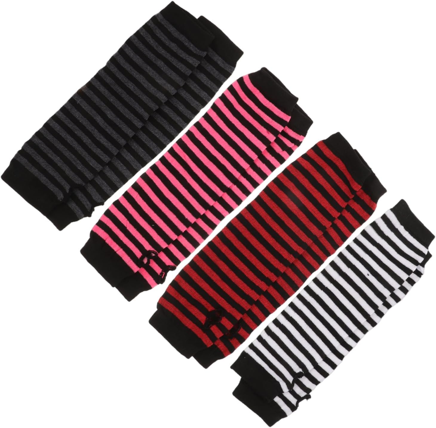 SOIMISS Women Winter Knitted Fingerless Gloves