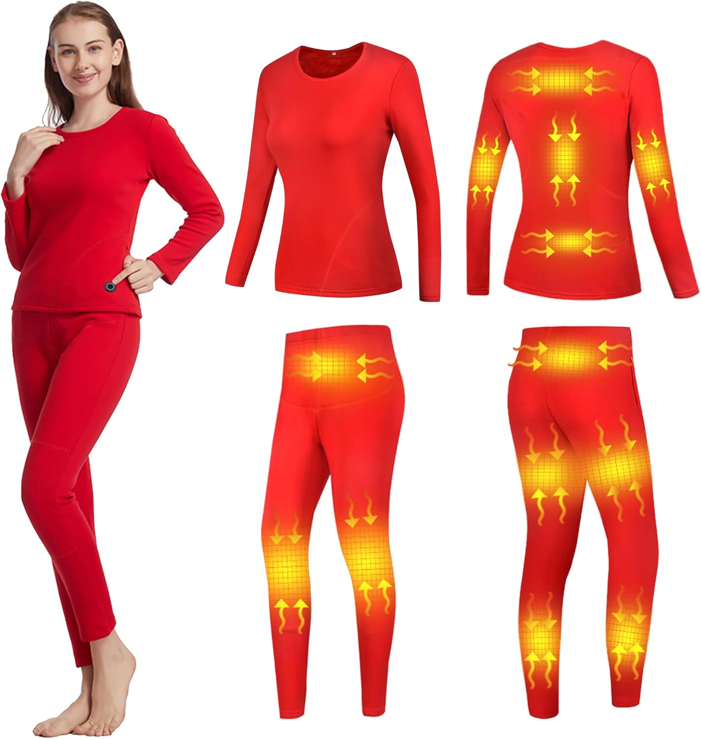 Heated Thermal Set for Women