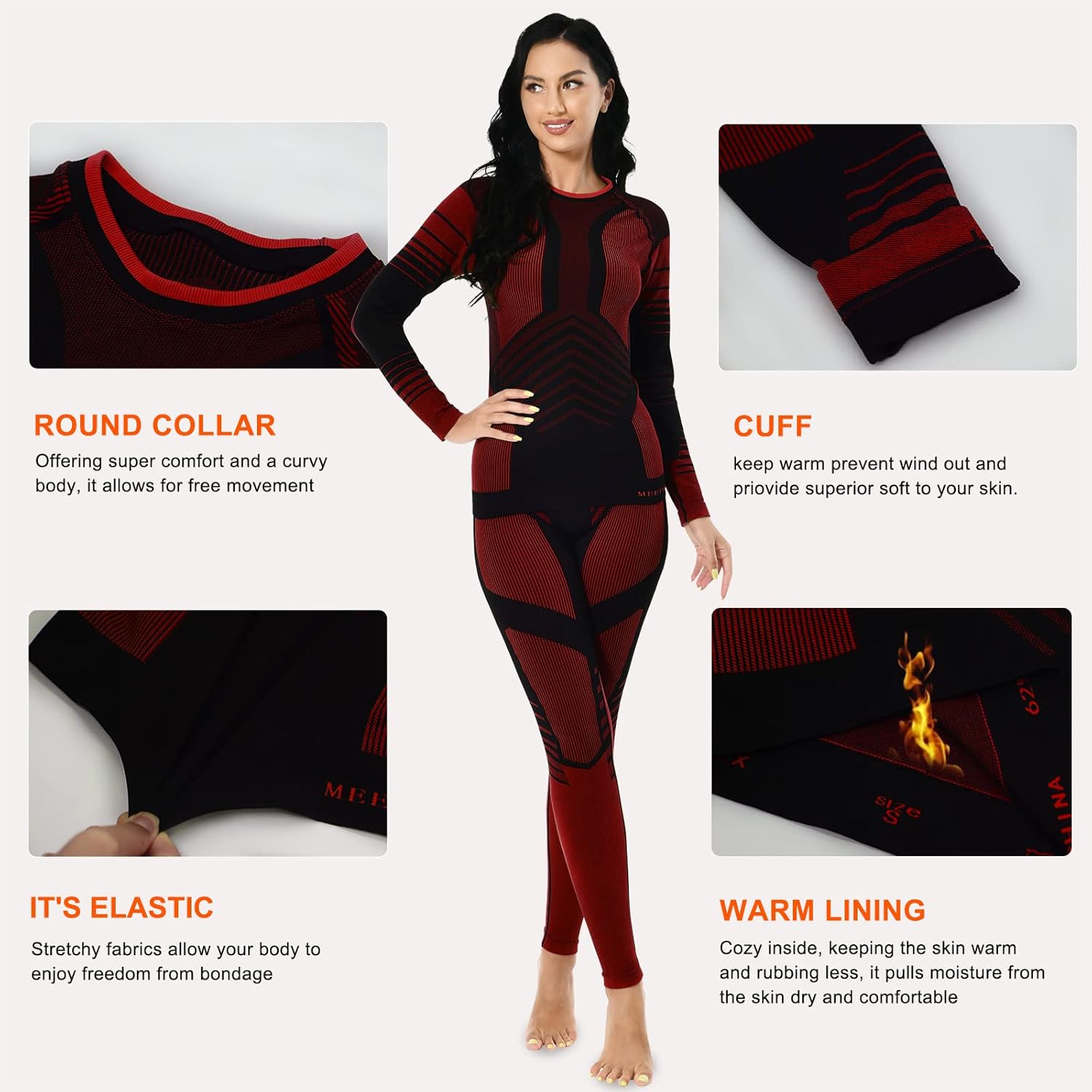 Thermal Undies Set for Women - Stay Warm Cozy in Winter