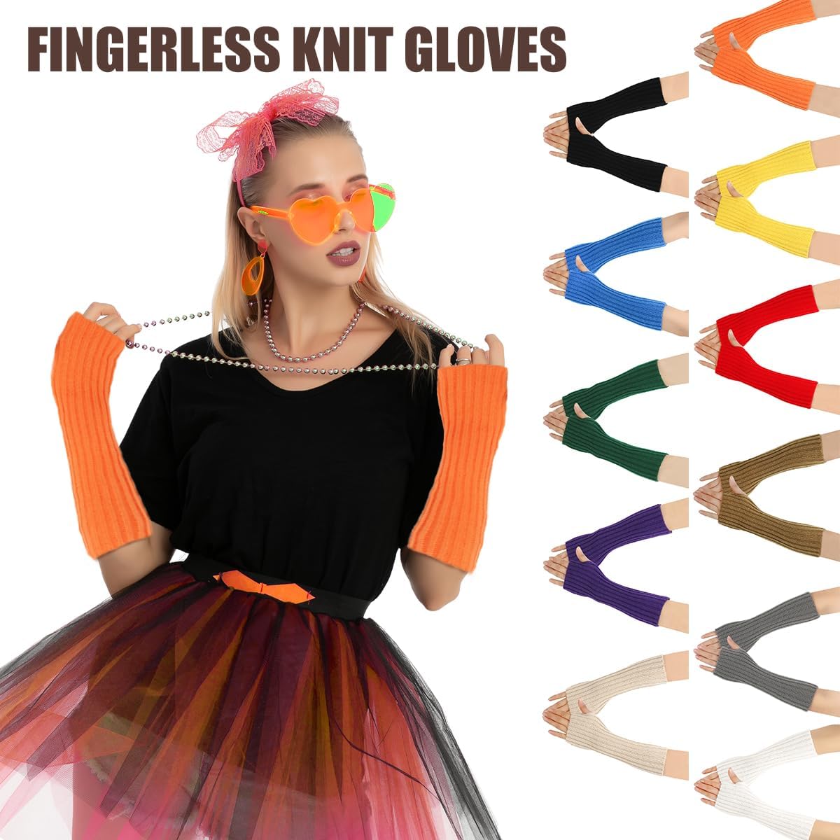 Winter Gloves arm warmers and leg warmers for women and kids