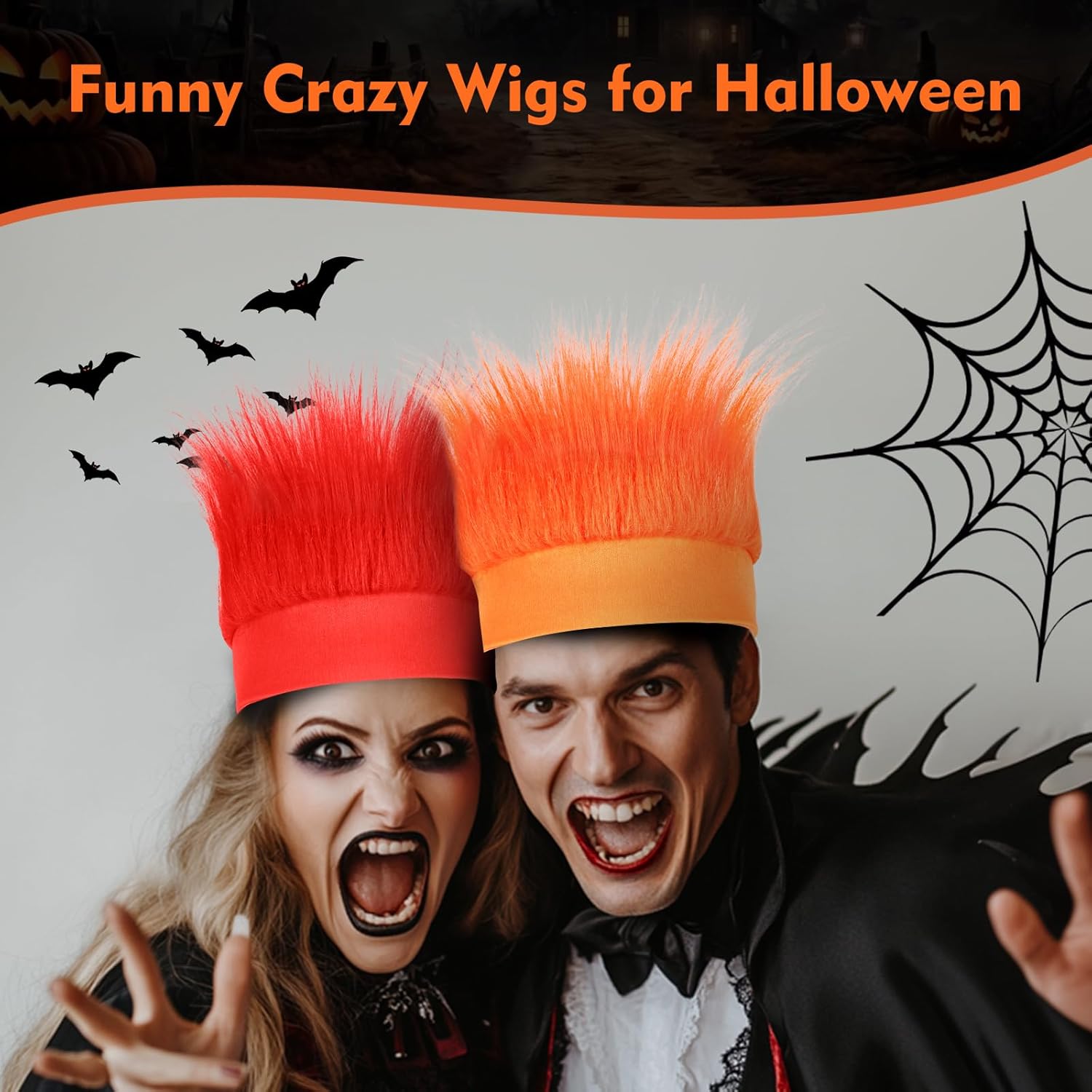 Curly Troll Headband Fun Party Accessories for Adults and Teens