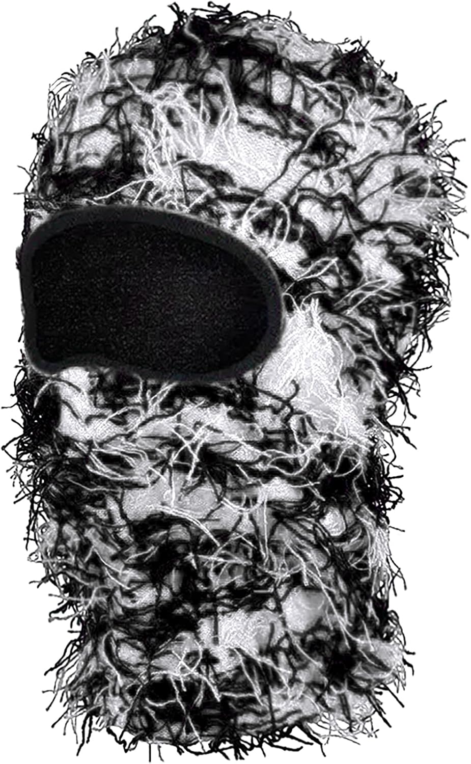Malaxlx Distressed Balaclava Ski Mask Full Face Winter Windproof Beanie