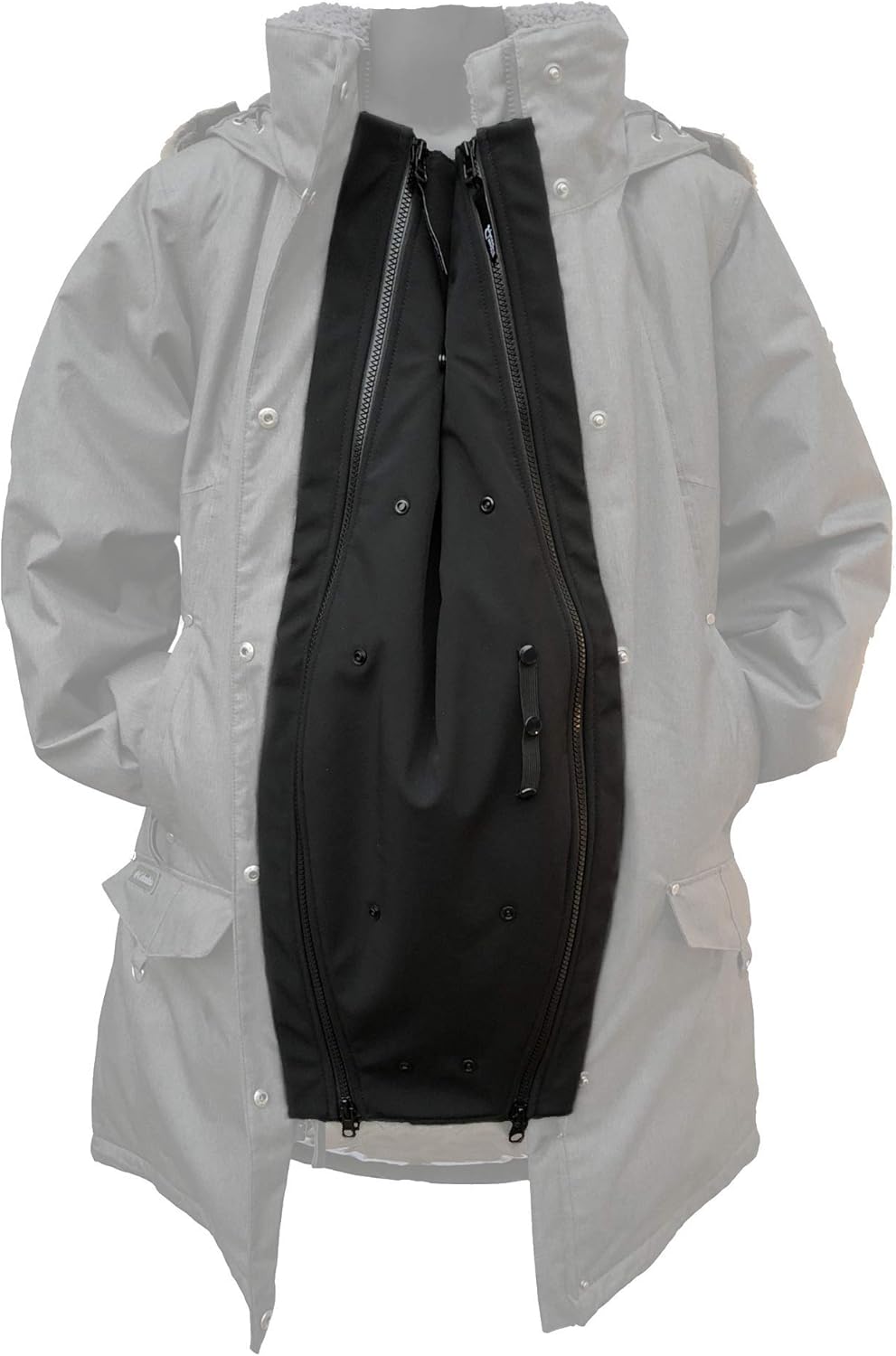 Ideal Maternity Jacket Extender Black Fits Most Zips