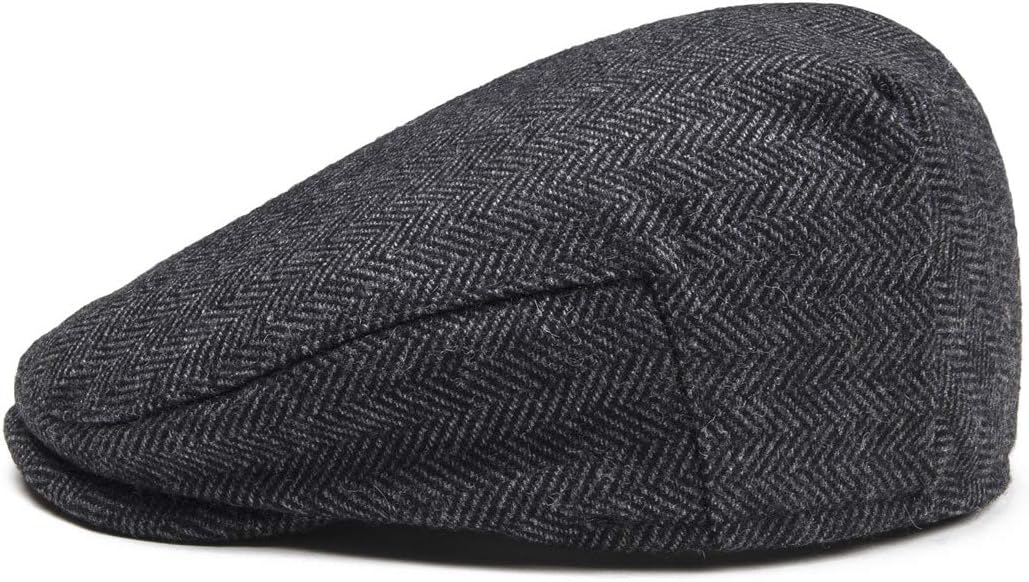 Jangooul Kids Flat Cap Hat - Tweed Newsboy Flat Cap for Boys